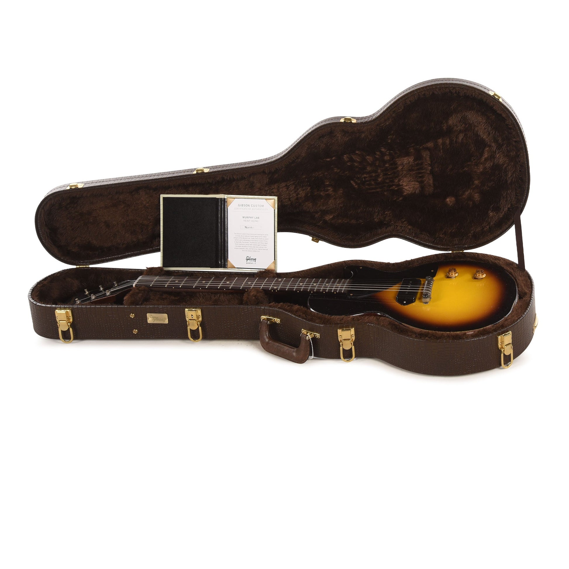 Gibson Custom Shop 1957 Les Paul Junior Single Cut Reissue Vintage Sunburst Murphy Lab Heavy Aged