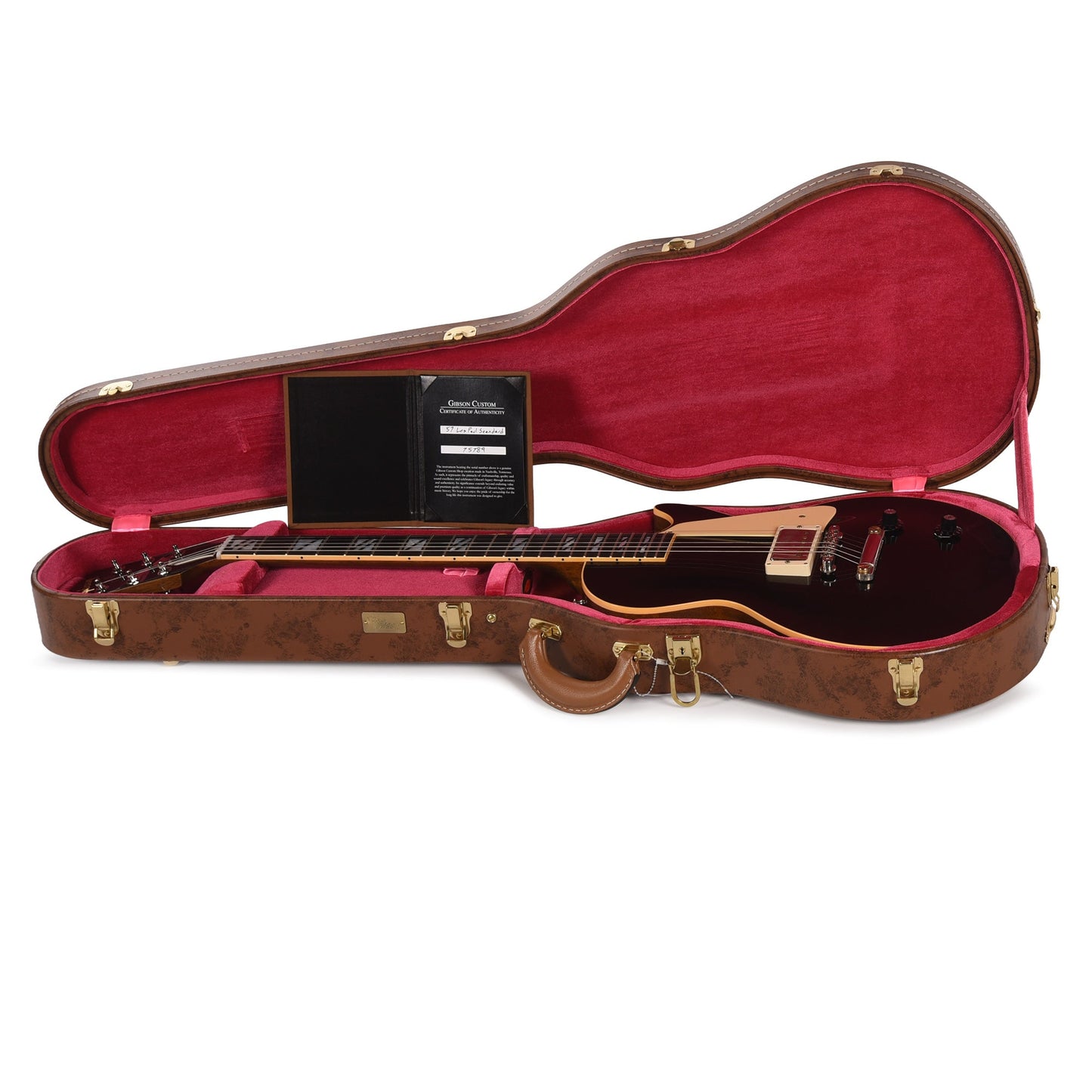 Gibson Custom Shop 1957 Les Paul Standard "CME Spec" Antique Ebony VOS W/Single Custom "S" Bucker & Carmelita Neck