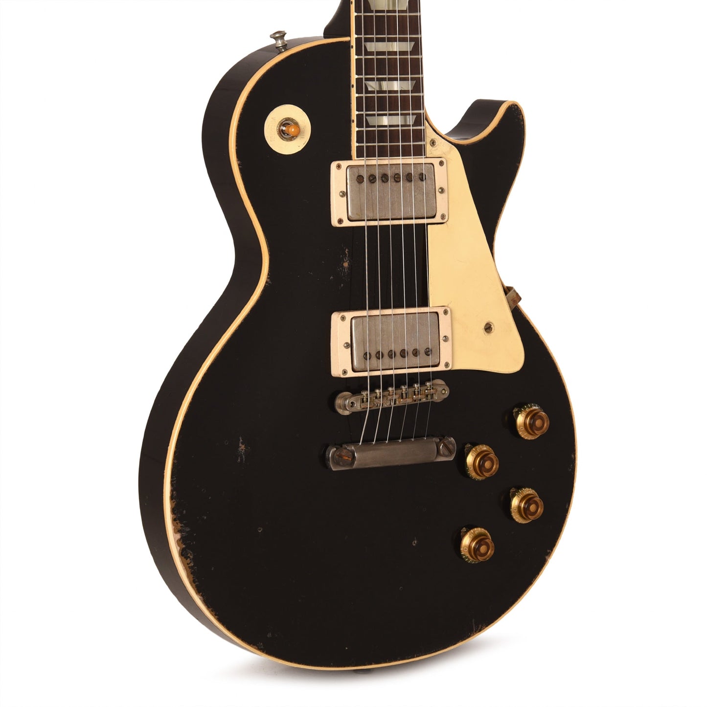 Gibson Custom Shop 1957 Les Paul Standard "CME Spec" Ebony Over Goldtop Murphy Lab Heavy Aged w/60 V2 Neck