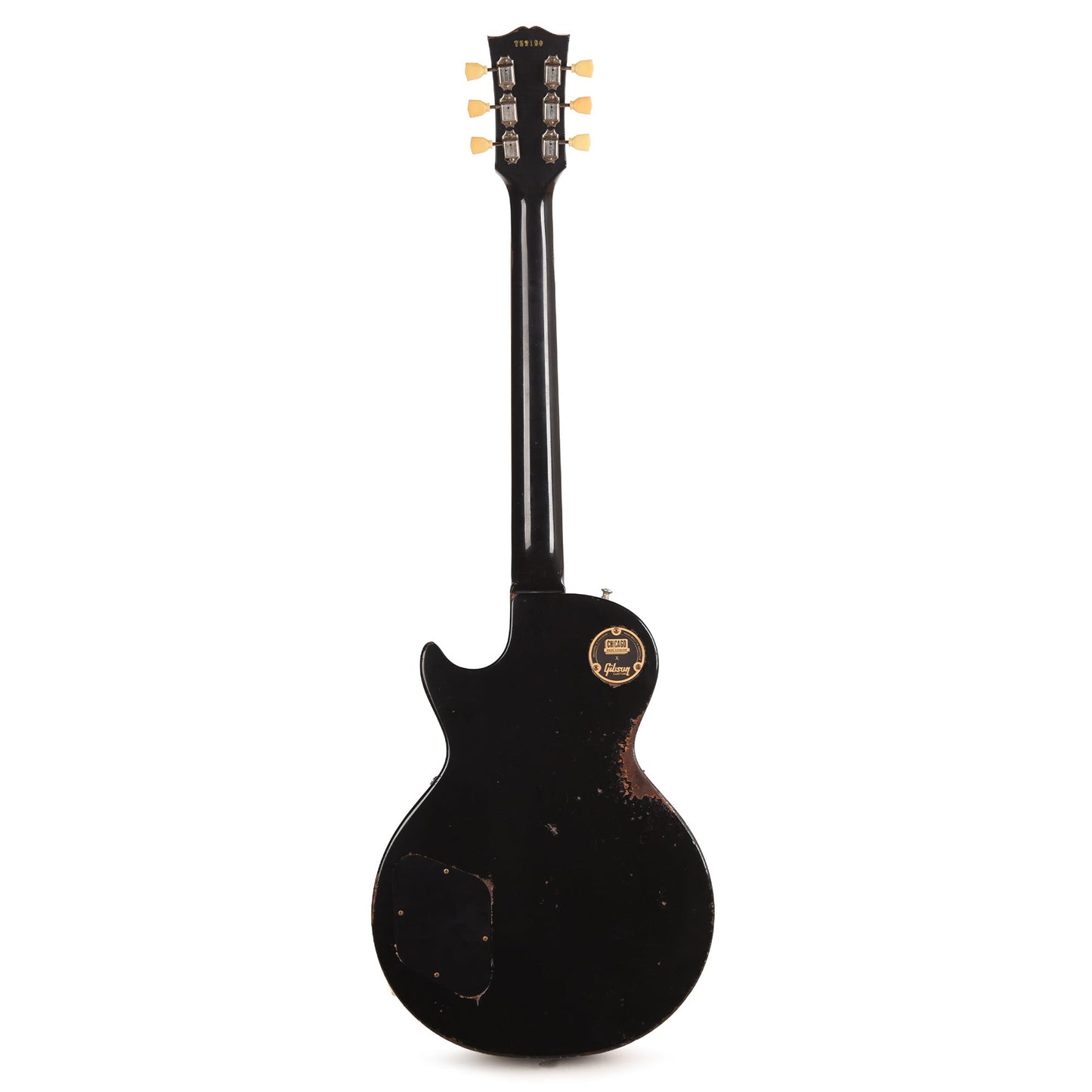 Gibson Custom Shop 1957 Les Paul Standard "CME Spec" Ebony Over Goldtop Murphy Lab Heavy Aged w/60 V2 Neck