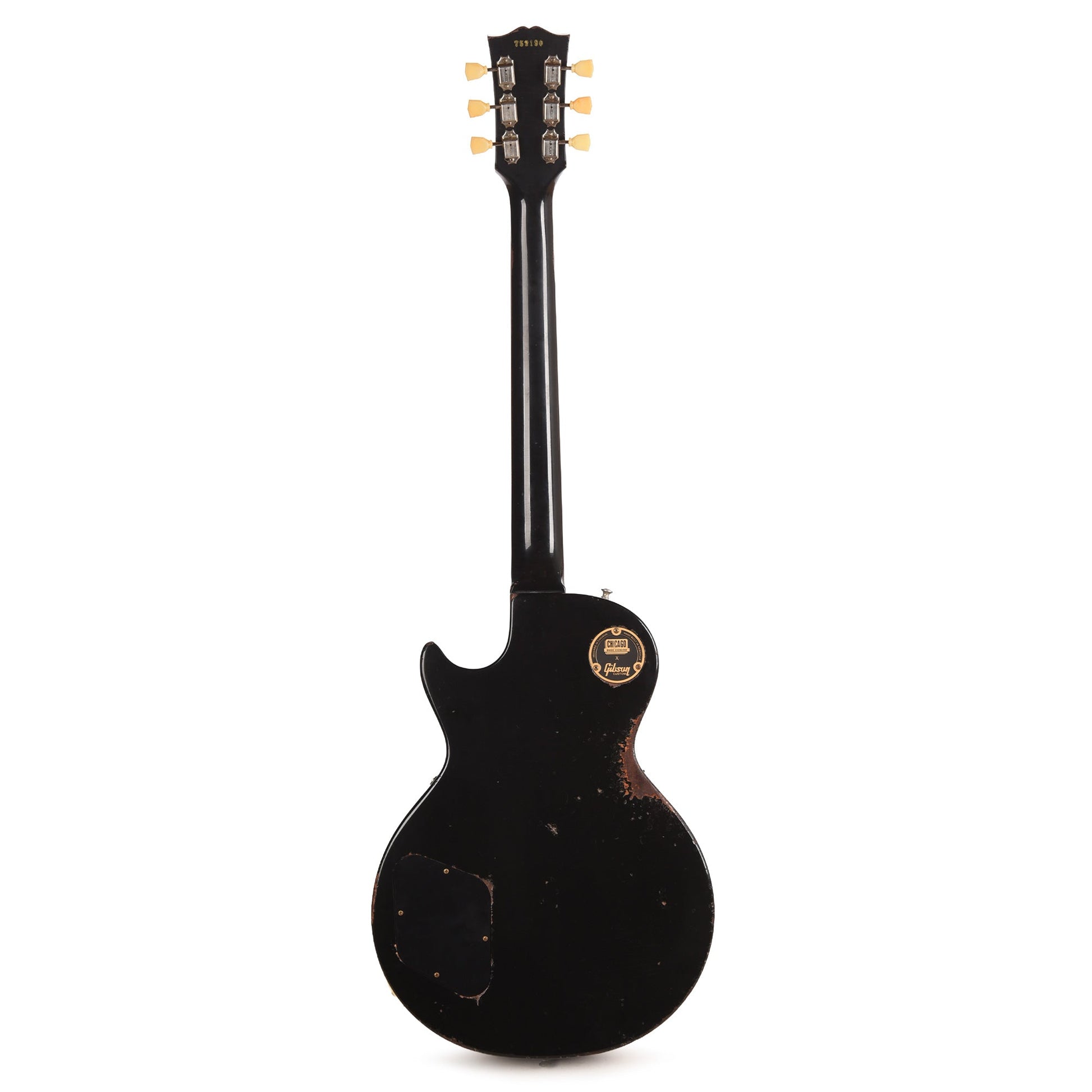 Gibson Custom Shop 1957 Les Paul Standard "CME Spec" Ebony Over Goldtop Murphy Lab Heavy Aged w/60 V2 Neck