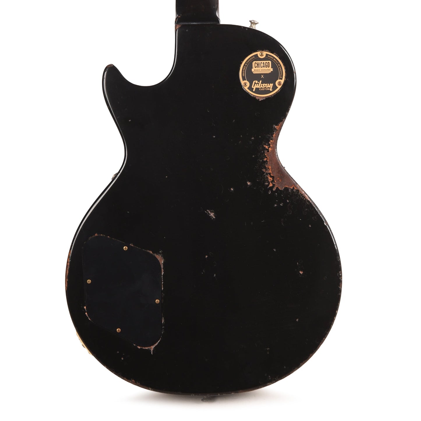 Gibson Custom Shop 1957 Les Paul Standard "CME Spec" Ebony Over Goldtop Murphy Lab Heavy Aged w/60 V2 Neck