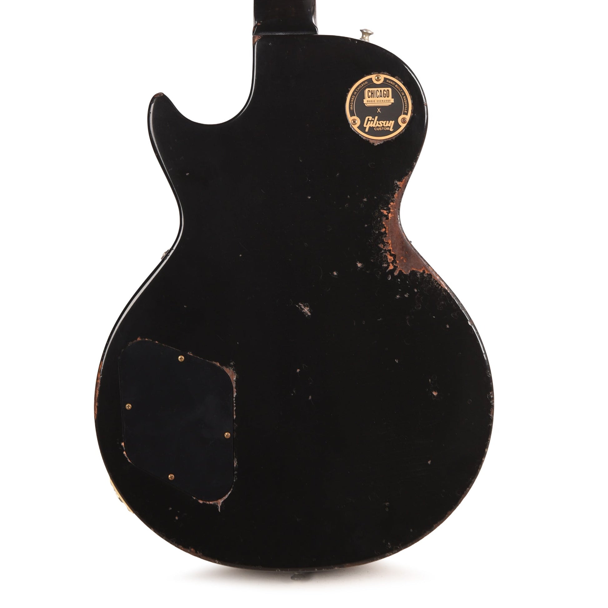 Gibson Custom Shop 1957 Les Paul Standard "CME Spec" Ebony Over Goldtop Murphy Lab Heavy Aged w/60 V2 Neck