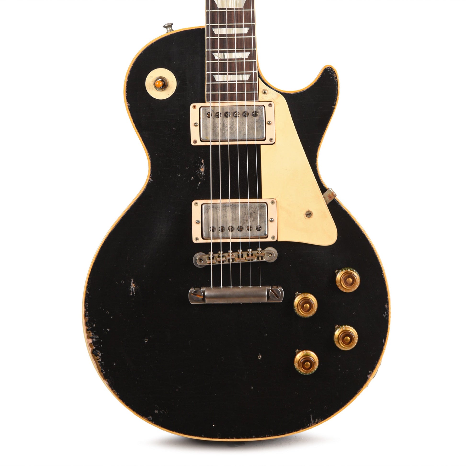 Gibson Custom Shop 1957 Les Paul Standard "CME Spec" Ebony Over Goldtop Murphy Lab Heavy Aged w/60 V2 Neck