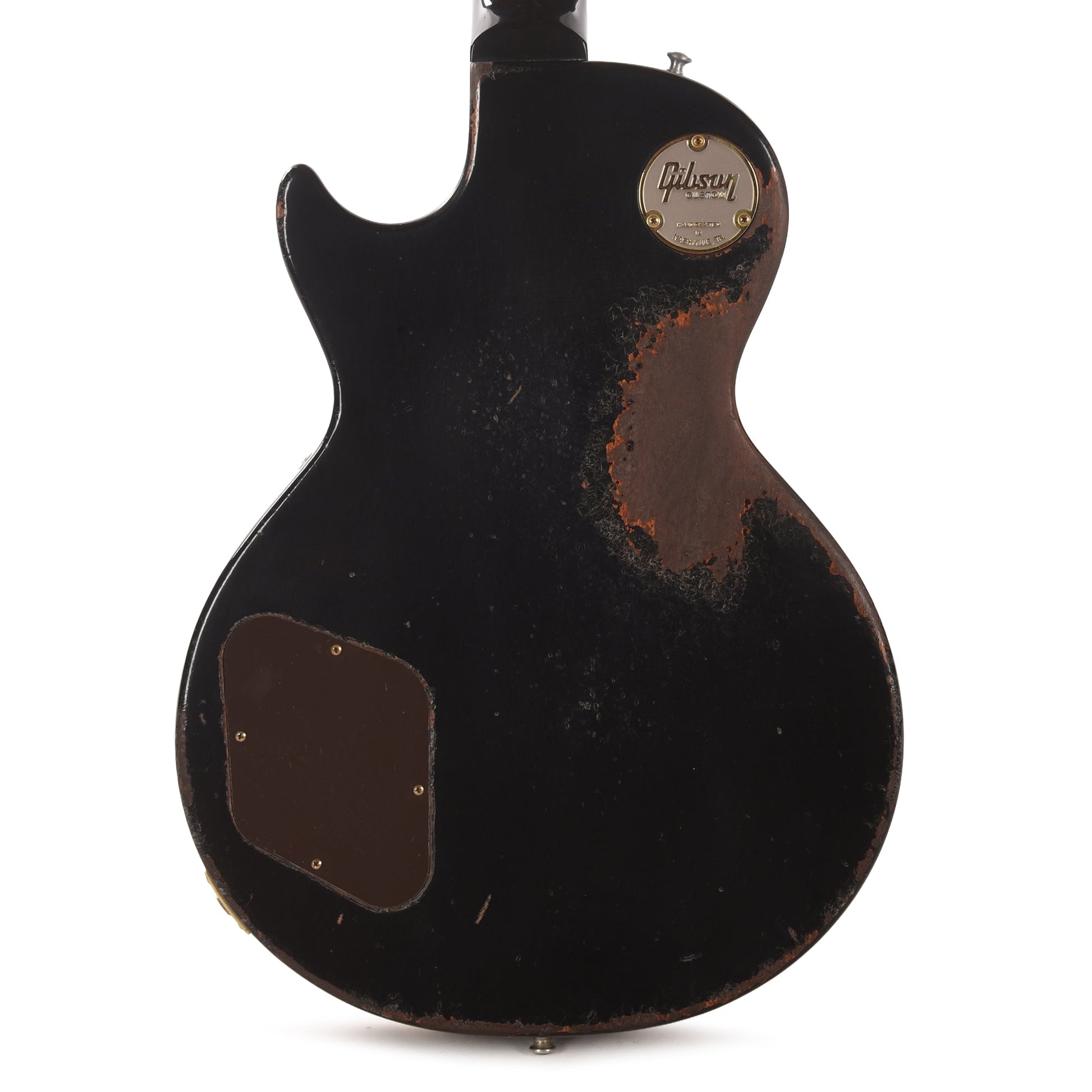 Gibson Custom Shop 1957 Les Paul Standard Ebony Over All Double Gold Murphy Lab Ultra Heavy Aged