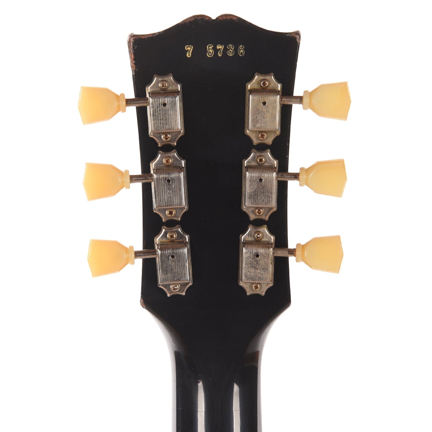 Gibson Custom Shop 1957 Les Paul Standard Ebony Over All Double Gold Murphy Lab Ultra Heavy Aged