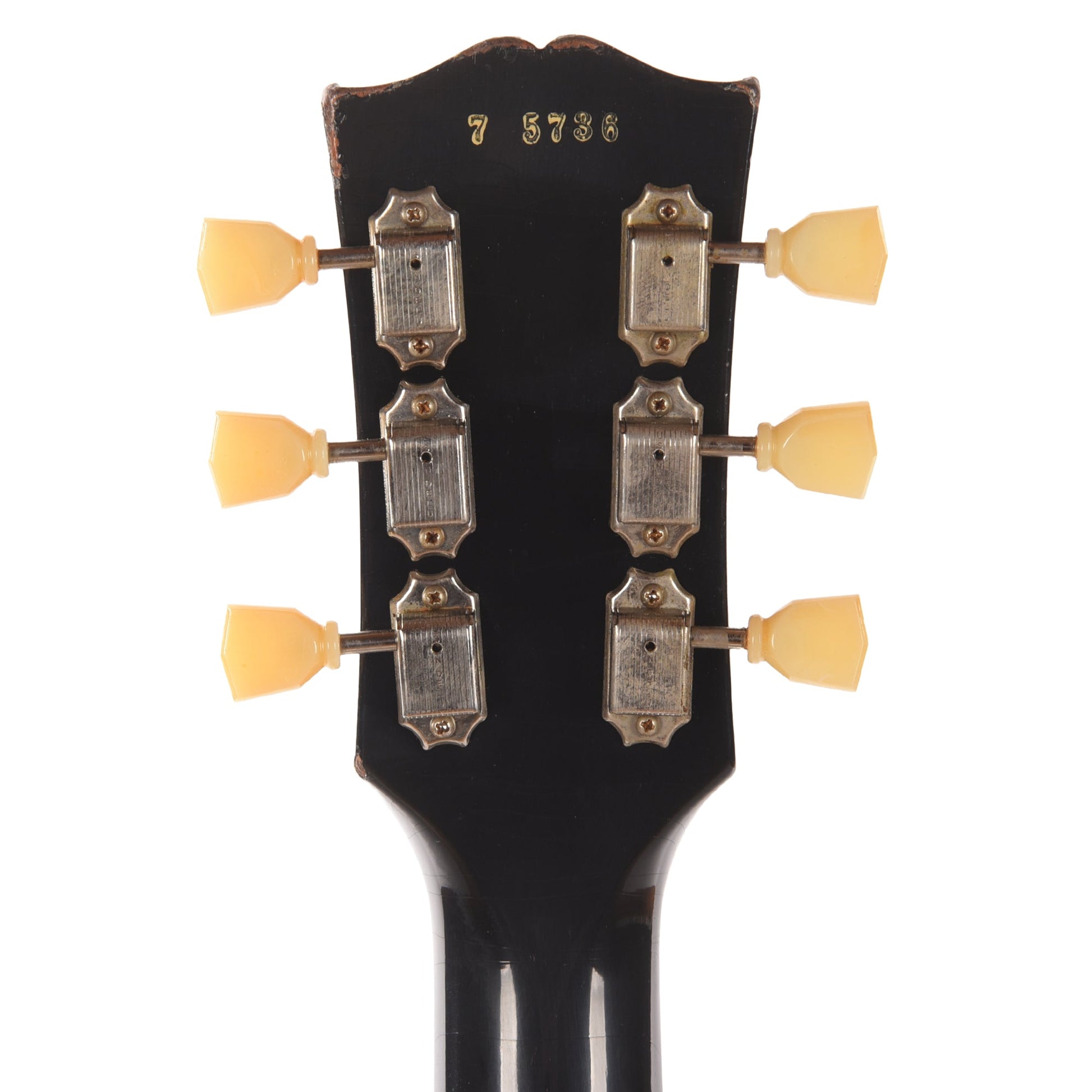 Gibson Custom Shop 1957 Les Paul Standard Ebony Over All Double Gold Murphy Lab Ultra Heavy Aged