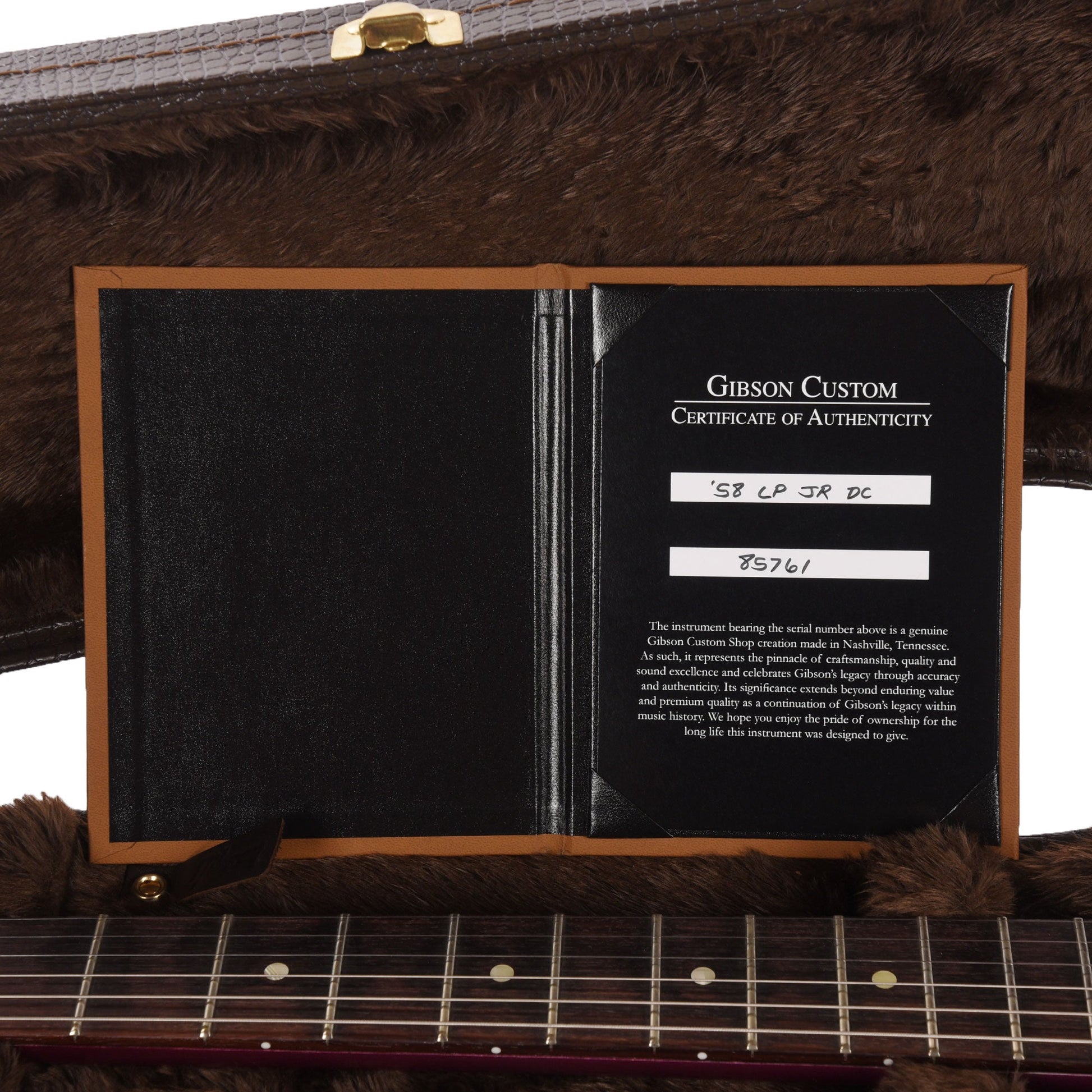 Gibson Custom Shop 1958 Les Paul Junior Double Cut Ultra Violet VOS