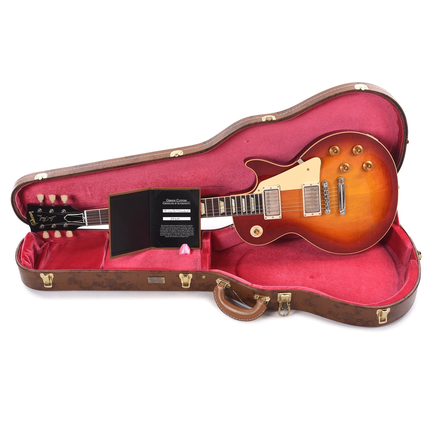 Gibson Custom Shop 1958 Les Paul Standard "CME Spec" Factory Burst VOS w/59 Carmelita Neck