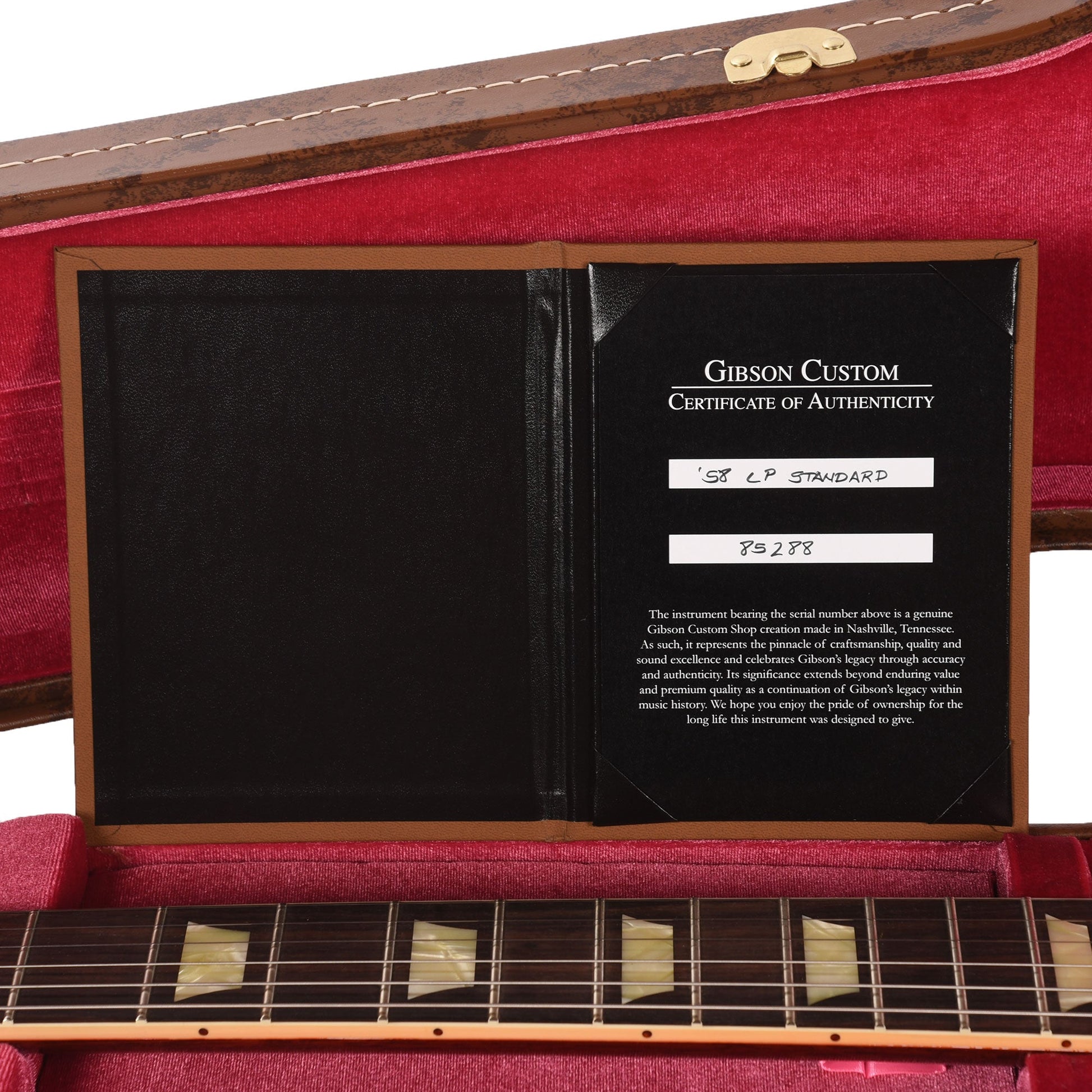 Gibson Custom Shop 1958 Les Paul Standard "CME Spec" Factory Burst VOS w/59 Carmelita Neck