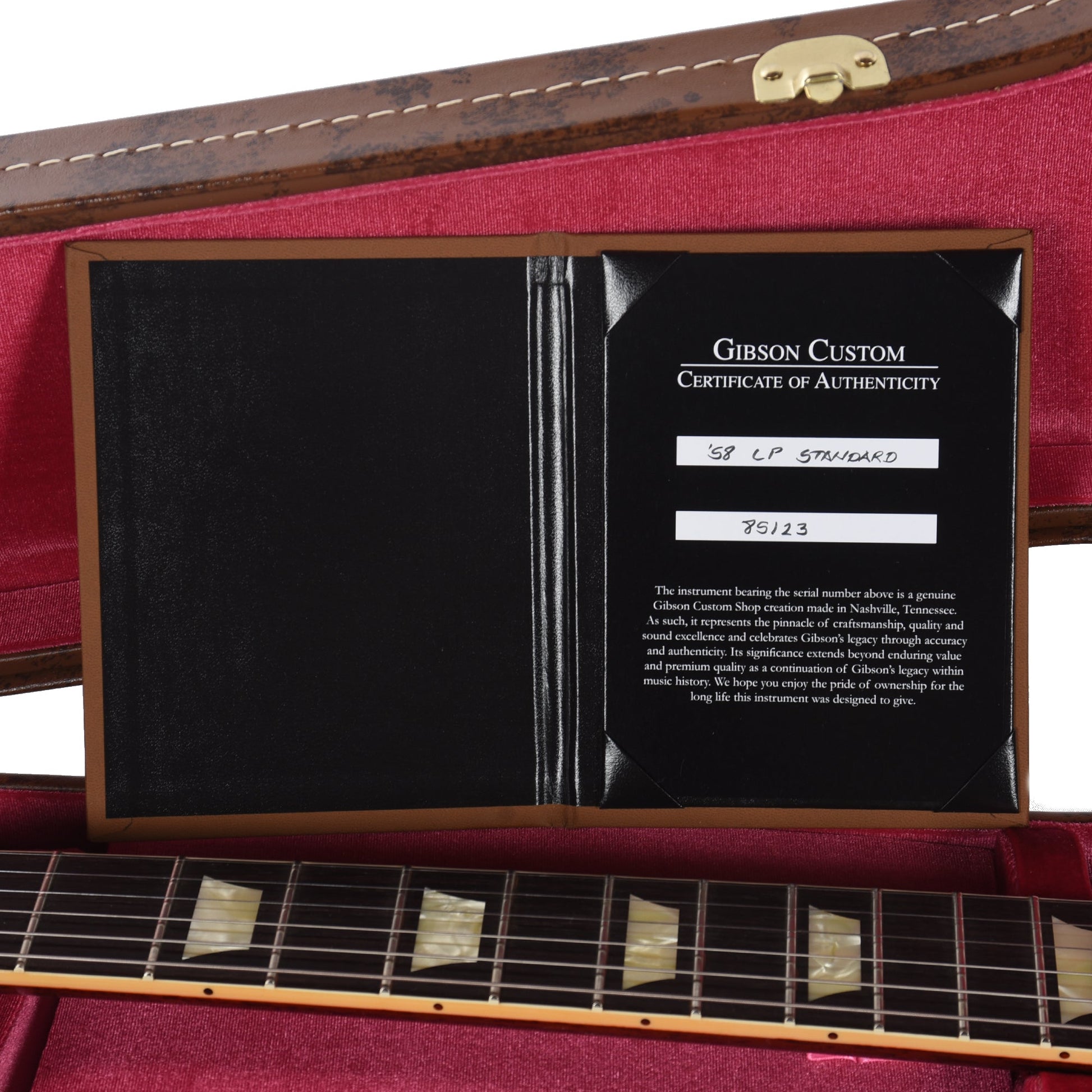 Gibson Custom Shop 1958 Les Paul Standard "CME Spec" Factory Burst VOS w/59 Carmelita Neck