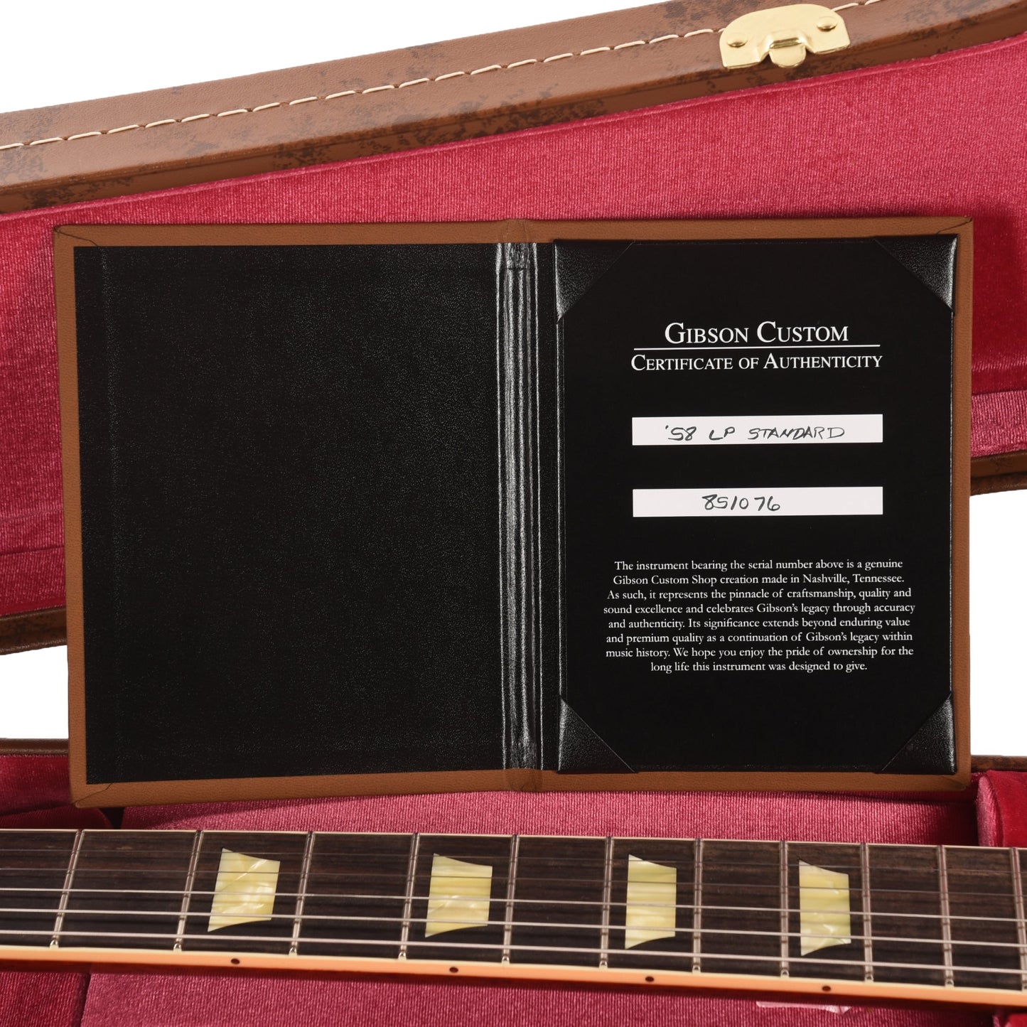 Gibson Custom Shop 1958 Les Paul Standard Reissue Iced Tea Burst VOS