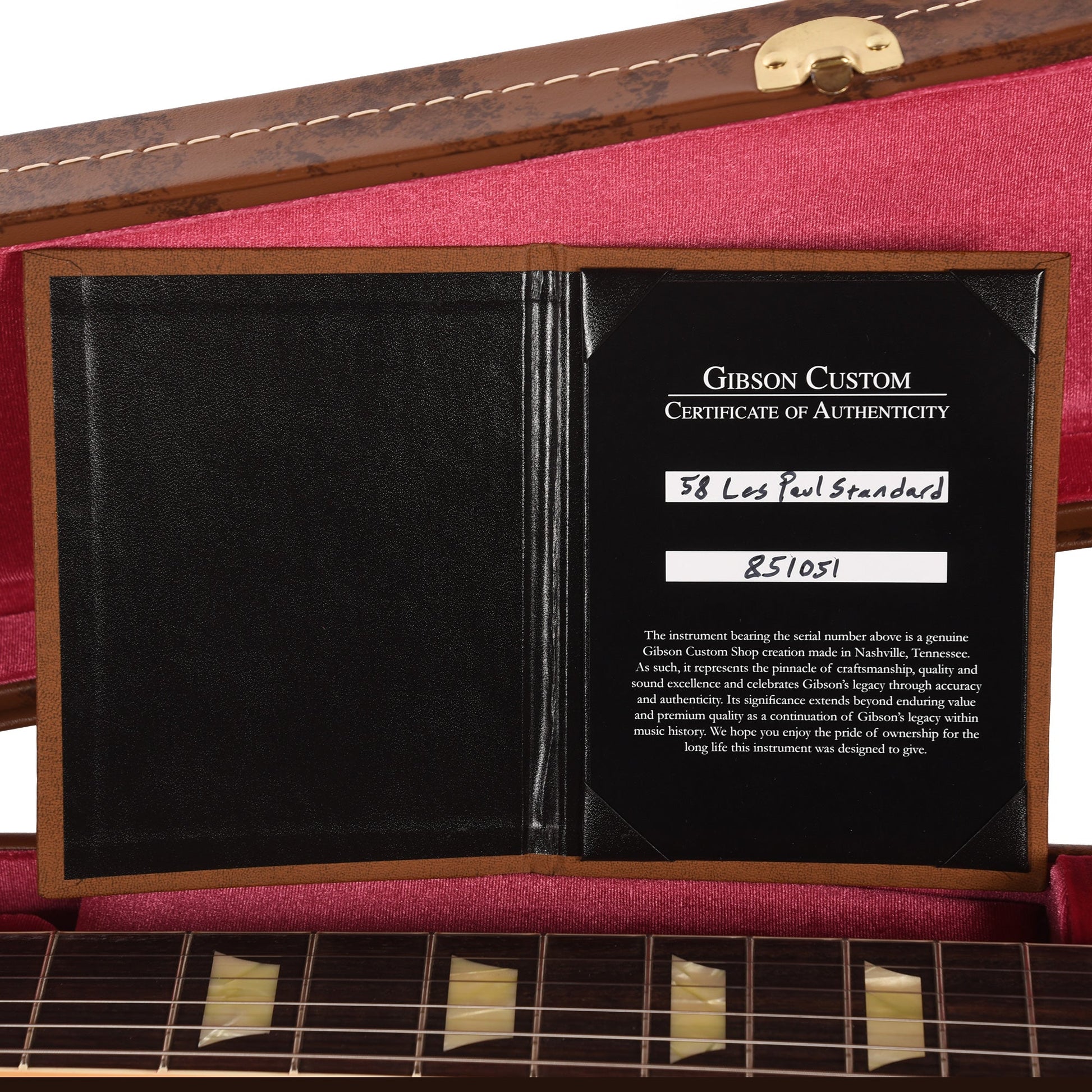 Gibson Custom Shop 1958 Les Paul Standard Reissue Washed Cherry Sunburst VOS