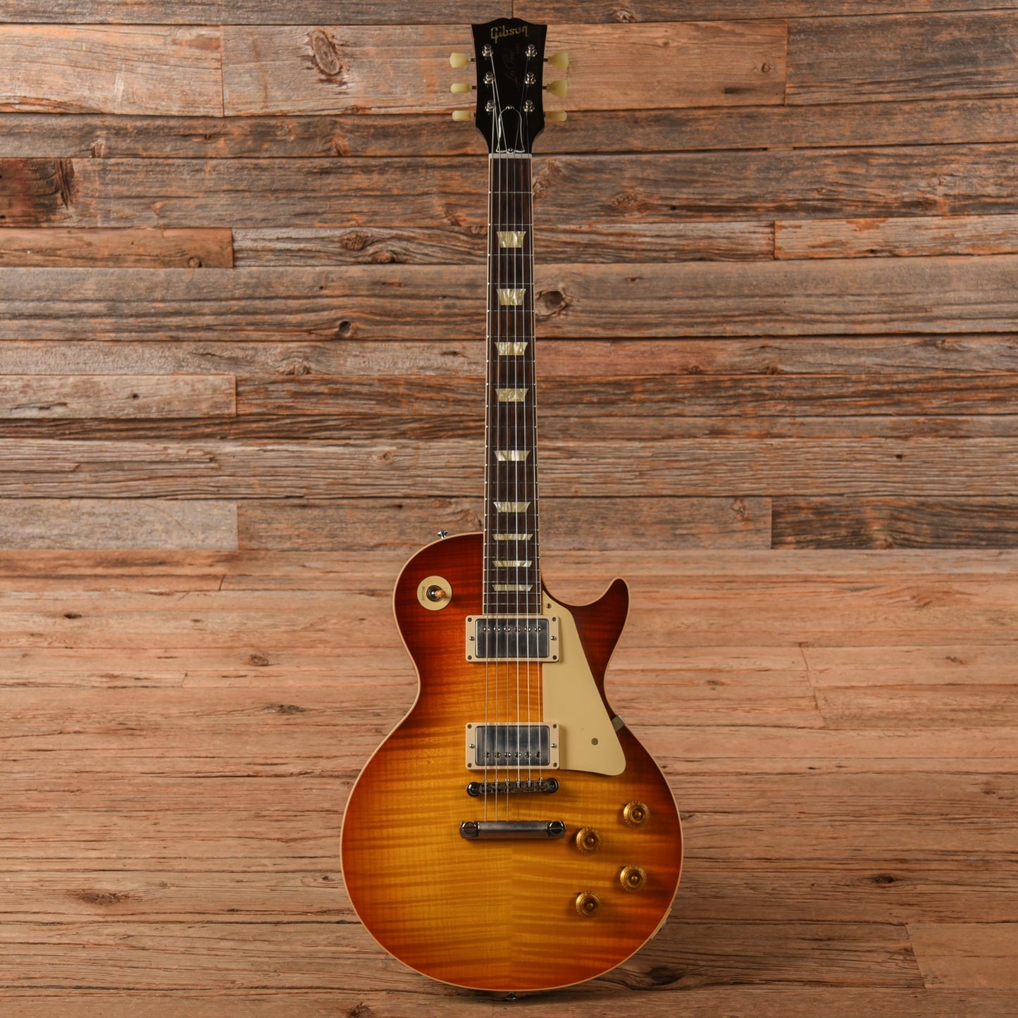 Gibson Custom Shop 1958 LP Standard "CME Spec" w/60 V2 Neck Profile Slow Iced Tea Fade 2019