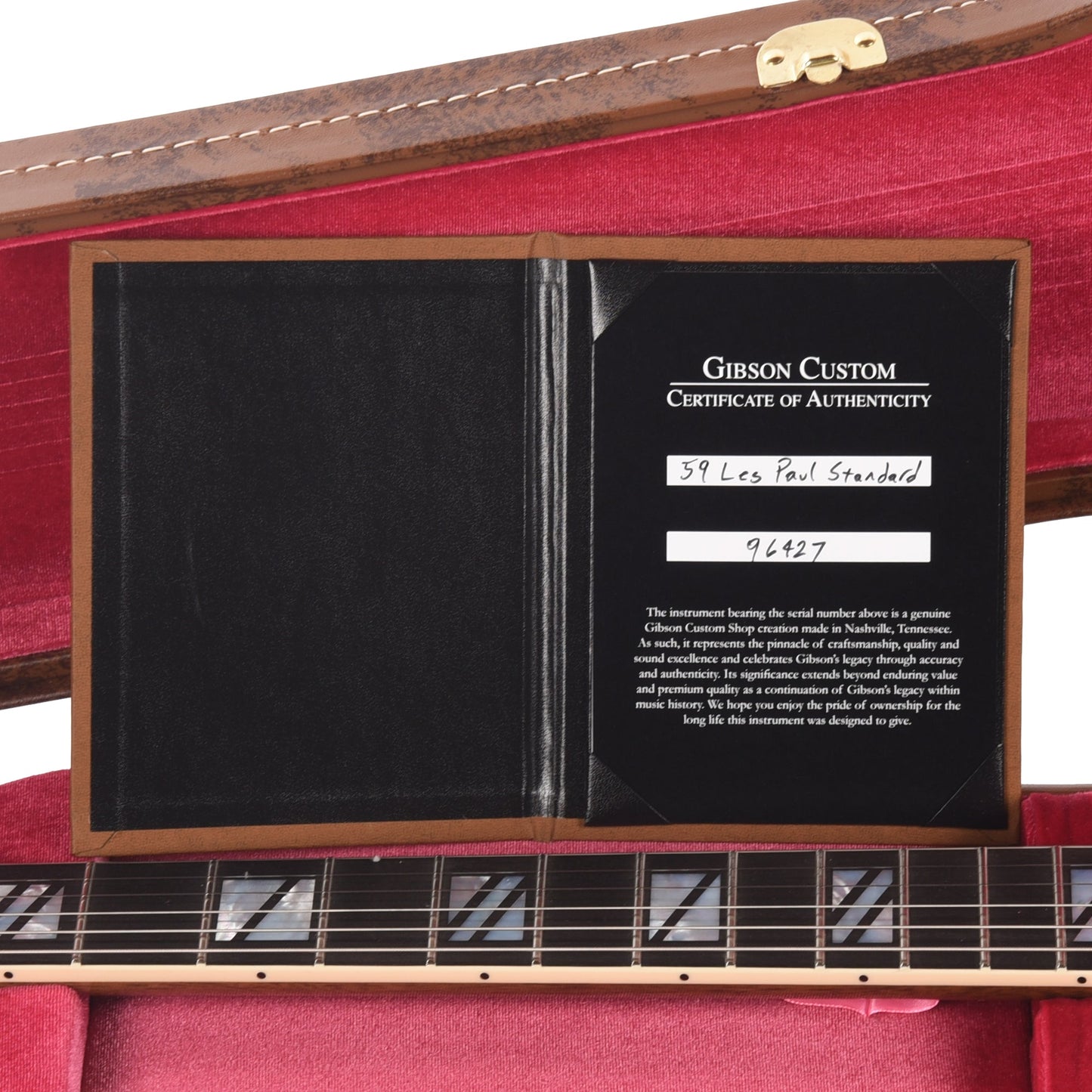 Gibson Custom Shop 1959 Les Paul Standard "CME Spec" Cobra Burst Gloss W/Single Custom "S" Bucker & V2 Neck