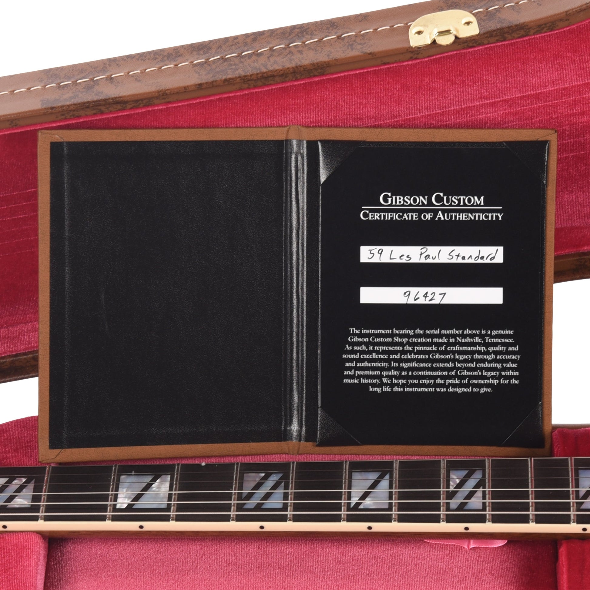Gibson Custom Shop 1959 Les Paul Standard "CME Spec" Cobra Burst Gloss W/Single Custom "S" Bucker & V2 Neck