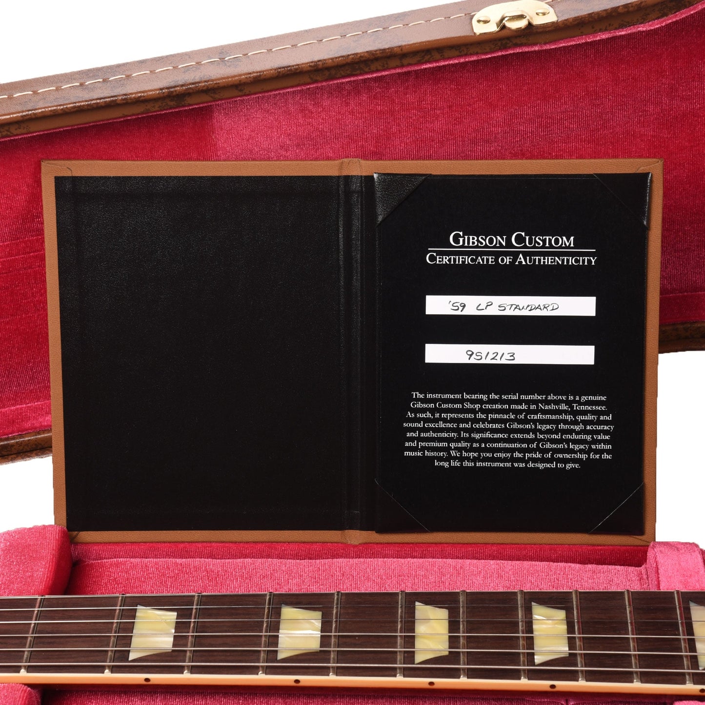 Gibson Custom Shop 1959 Les Paul Standard "CME Spec" Cover Burst VOS w/'59 Carmelita Neck