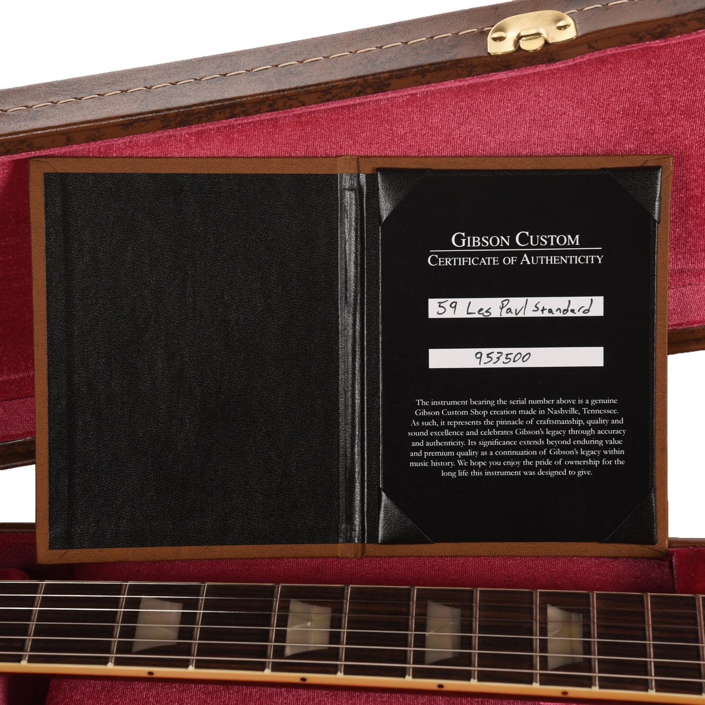 Gibson Custom Shop 1959 Les Paul Standard "CME Spec" Factory Burst VOS w/59 Carmelita Neck