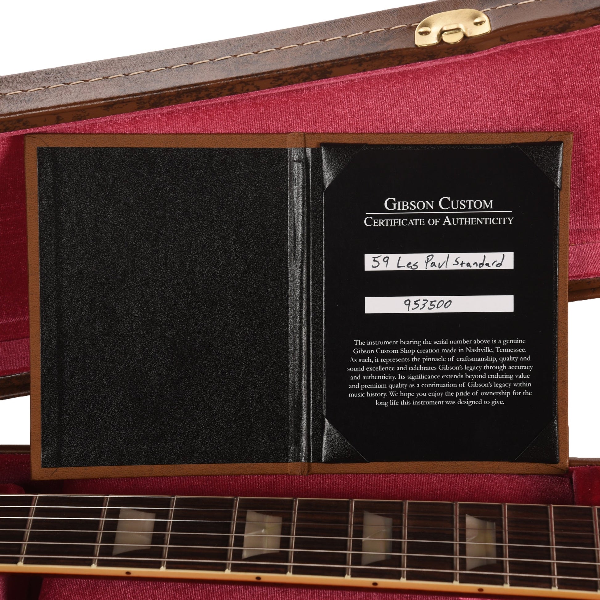 Gibson Custom Shop 1959 Les Paul Standard "CME Spec" Factory Burst VOS w/59 Carmelita Neck