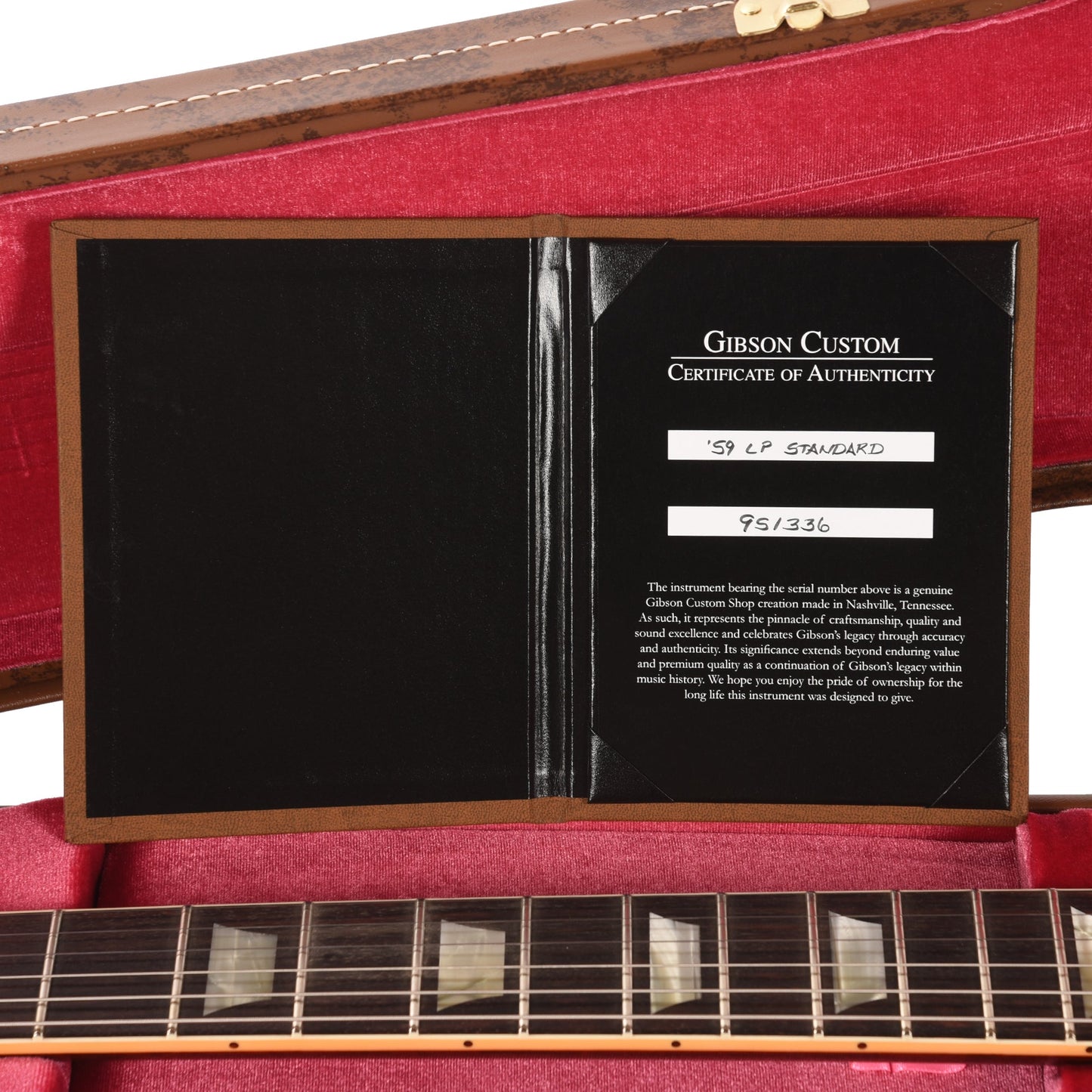 Gibson Custom Shop 1959 Les Paul Standard "CME Spec" Factory Burst VOS w/59 Carmelita Neck