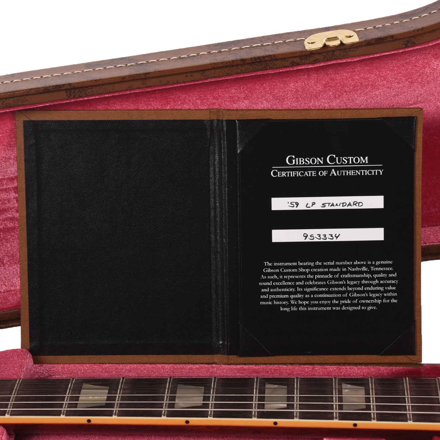 Gibson Custom Shop 1959 Les Paul Standard "CME Spec" Factory Burst VOS w/59 Carmelita Neck