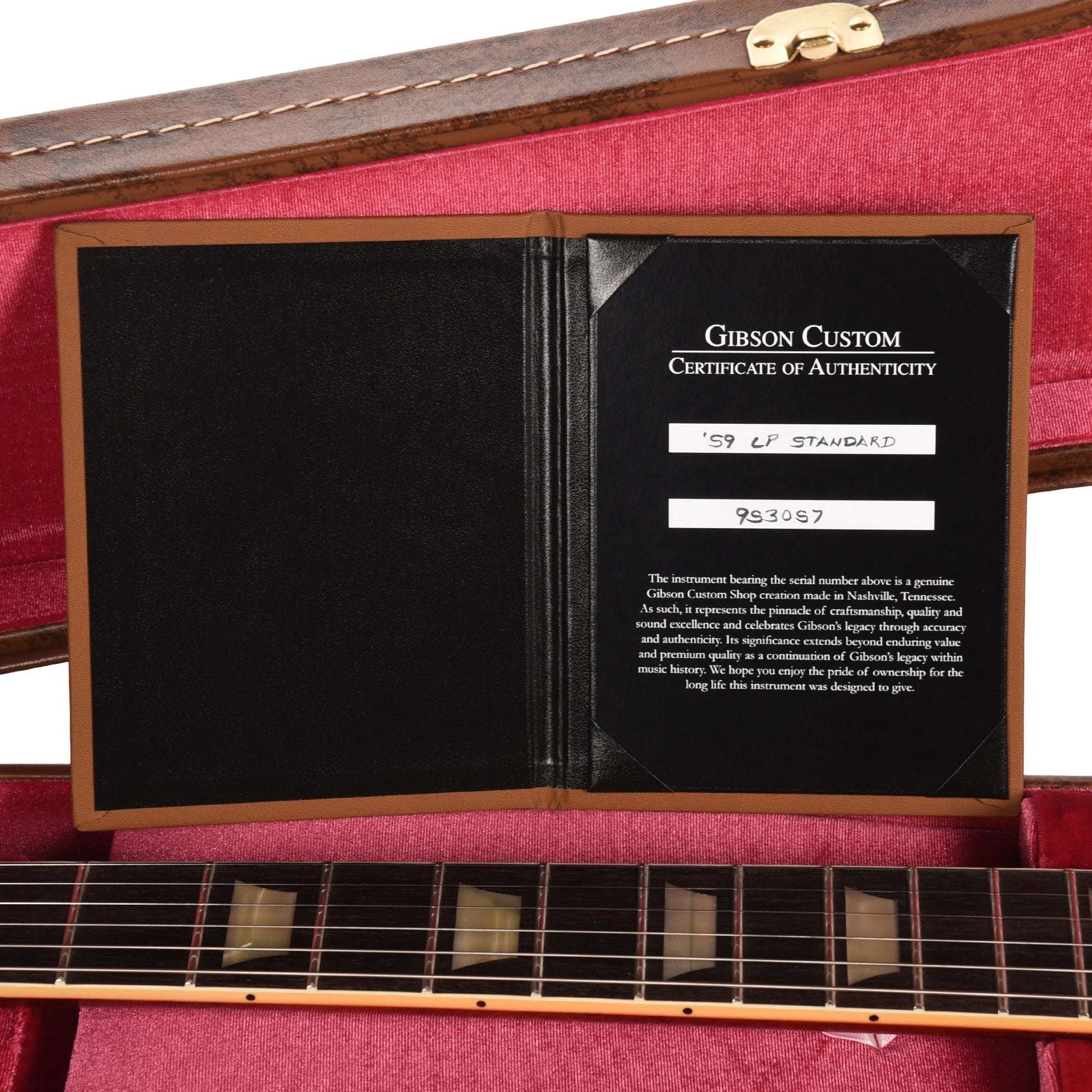 Gibson Custom Shop 1959 Les Paul Standard "CME Spec" Factory Burst VOS w/59 Carmelita Neck