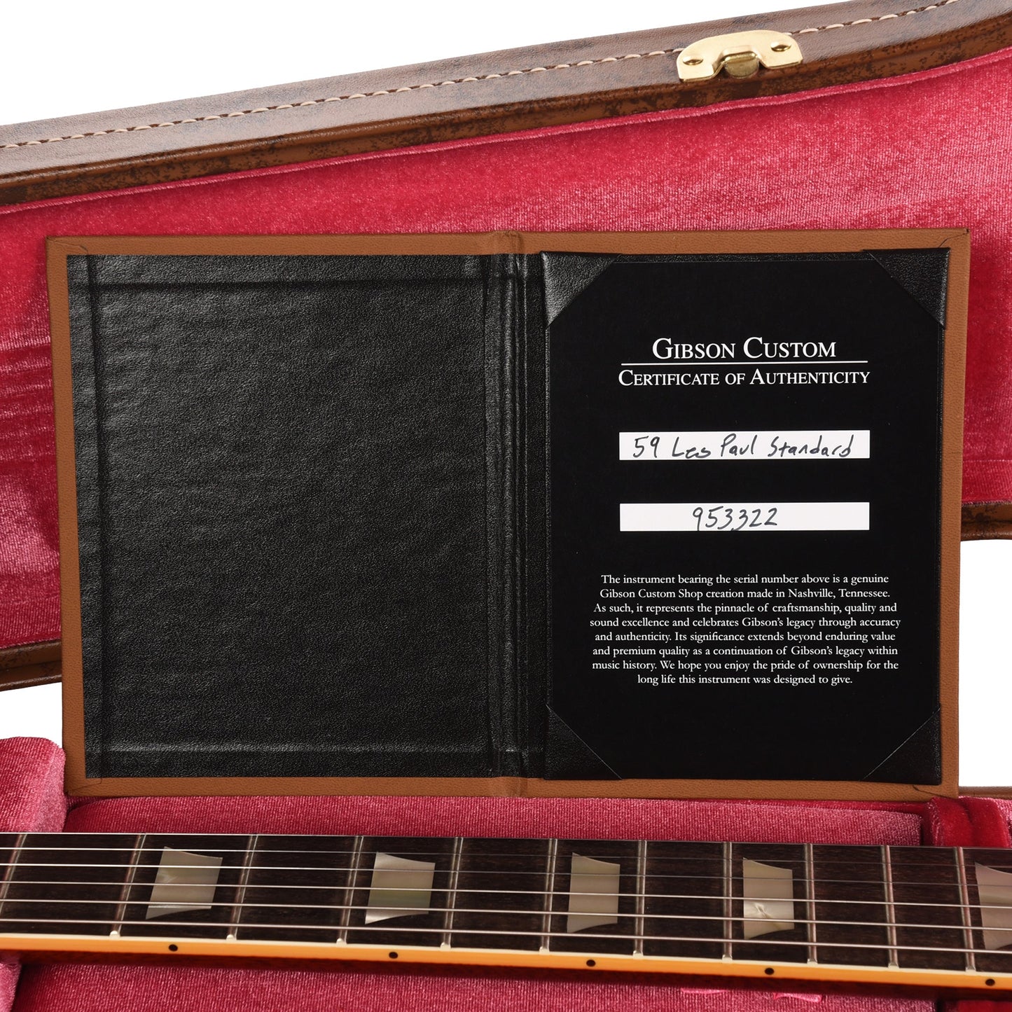 Gibson Custom Shop 1959 Les Paul Standard "CME Spec" Factory Burst VOS w/60 V2 Neck