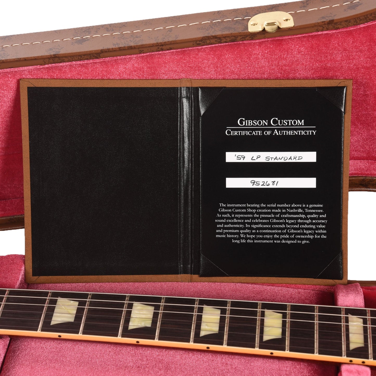 Gibson Custom Shop 1959 Les Paul Standard LEFTY "CME Spec" Chambered Dirty Lemon Fade VOS w/'59 Carmelita Neck