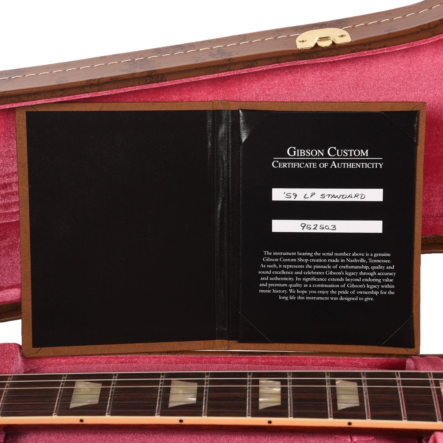 Gibson Custom Shop 1959 Les Paul Standard LEFTY "CME Spec" Golden Poppy Burst VOS w/59 Carmelita Neck
