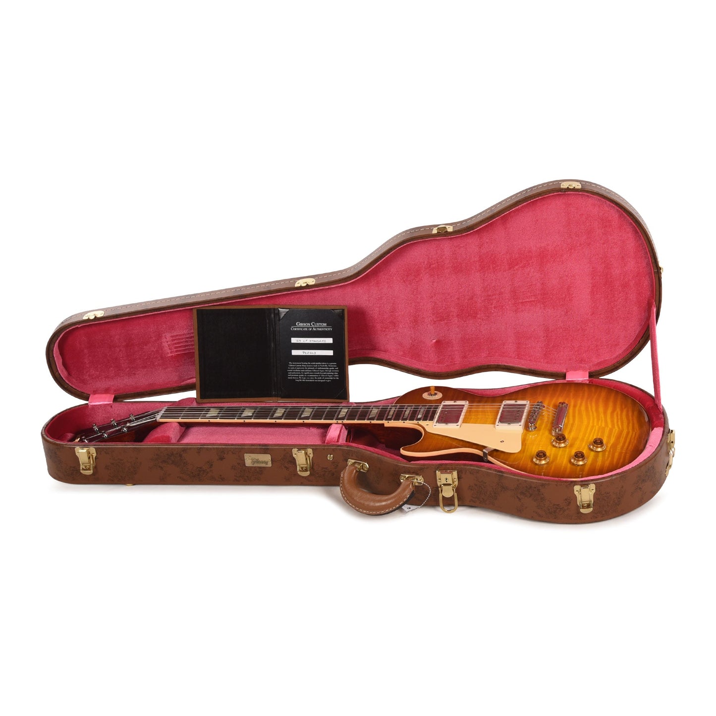 Gibson Custom Shop 1959 Les Paul Standard LEFTY "CME Spec" Golden Poppy Burst VOS w/59 Carmelita Neck