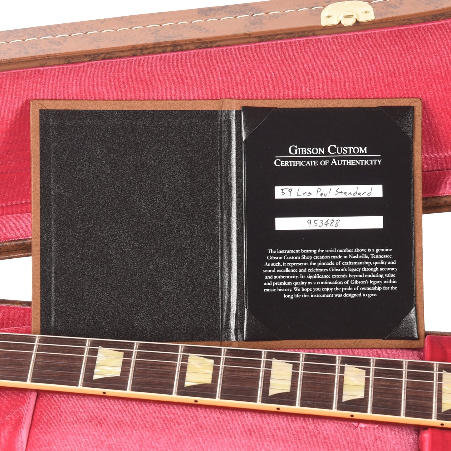 Gibson Custom Shop 1959 Les Paul Standard LEFTY "CME Spec" Golden Poppy Burst VOS w/59 Carmelita Neck
