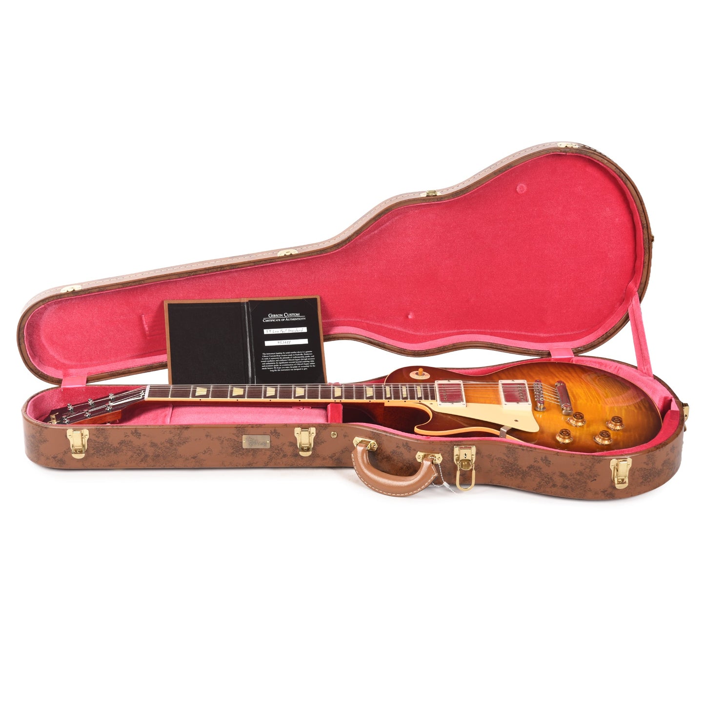 Gibson Custom Shop 1959 Les Paul Standard LEFTY "CME Spec" Golden Poppy Burst VOS w/59 Carmelita Neck