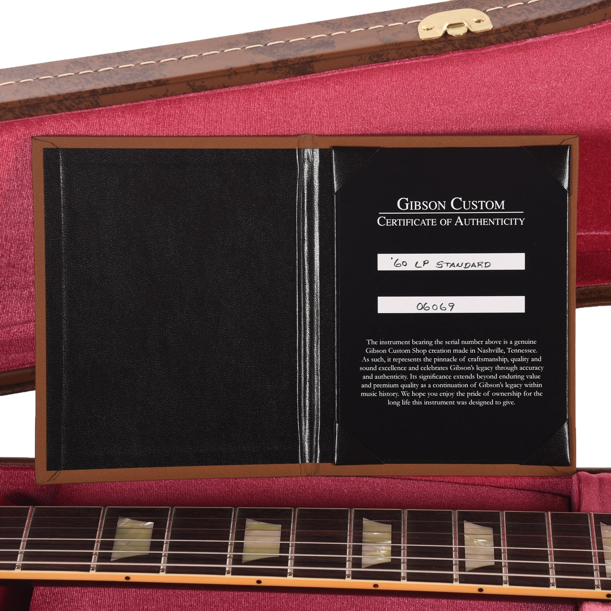 Gibson Custom Shop 1960 Les Paul Standard "CME Spec" Sweet Cherry VOS w/'60 V2 Neck Profile
