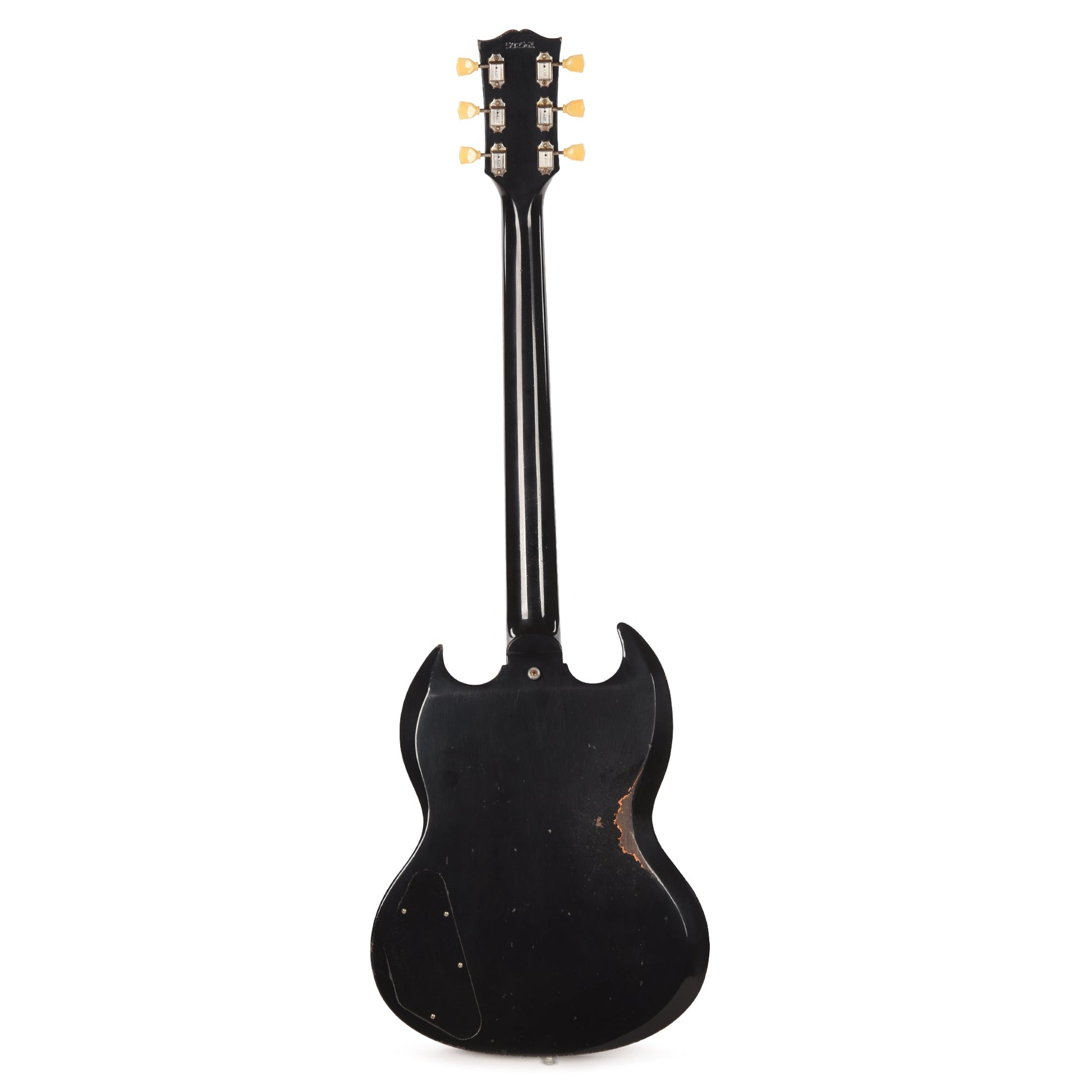 Gibson Custom Shop 1961 Les Paul SG Standard Antique Double Ebony Lab Heavy Aged w/P90s