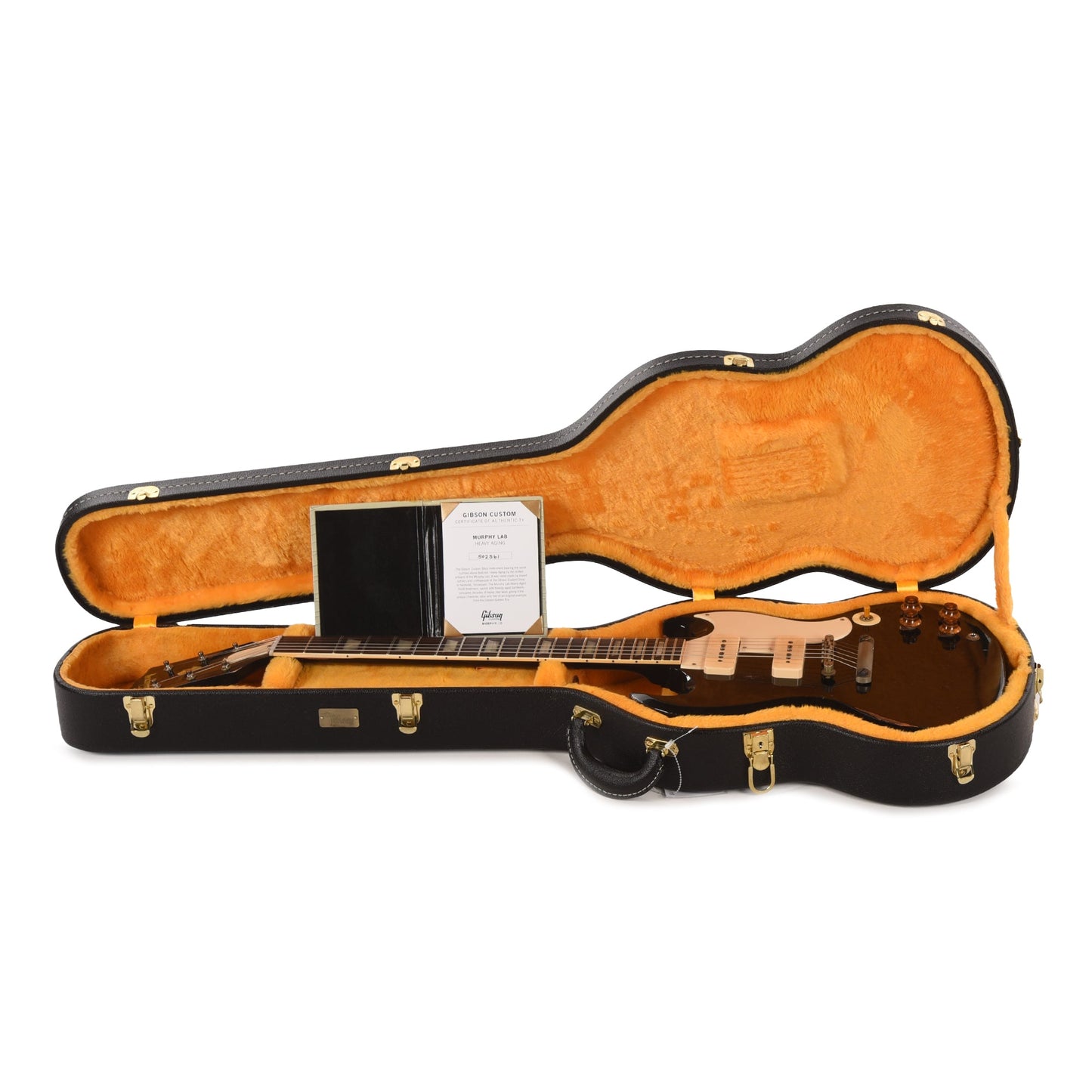 Gibson Custom Shop 1961 Les Paul SG Standard Antique Double Ebony Lab Heavy Aged w/P90s