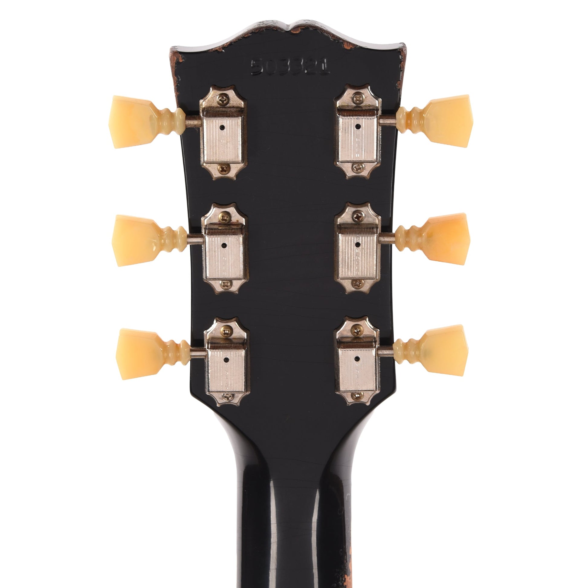 Gibson Custom Shop 1961 Les Paul SG Standard "CME Spec" Antique Ebony Murphy Lab Heavy Aged NH w/Long Maestro Vibrola & Double White Custom "S" Buckers