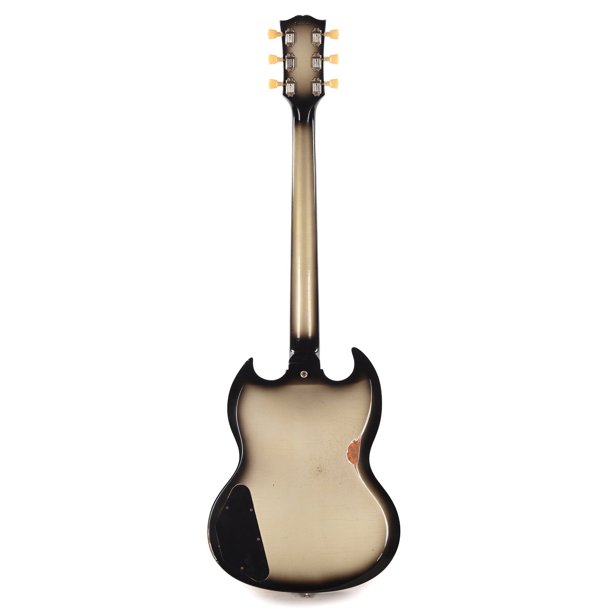 Gibson Custom Shop 1961 Les Paul SG Standard "CME Spec" Antique Silverburst Murphy Lab Heavy Aged NH w/Long Maestro Vibrola & Double White Custom "S" Buckers