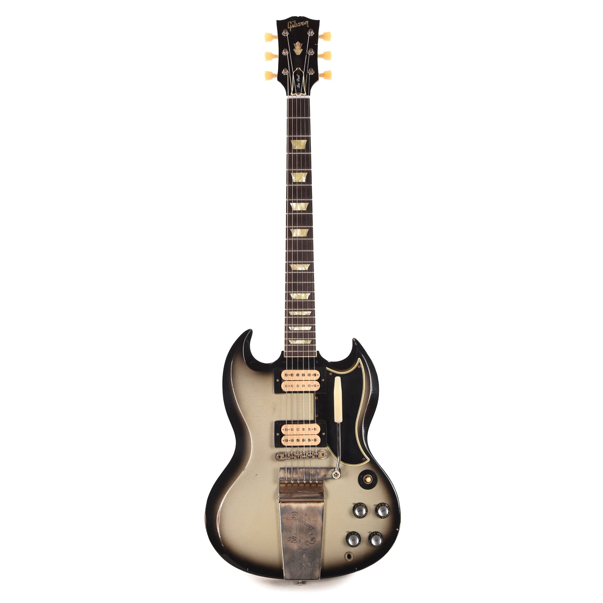 Gibson Custom Shop 1961 Les Paul SG Standard "CME Spec" Antique Silverburst Murphy Lab Heavy Aged NH w/Long Maestro Vibrola & Double White Custom "S" Buckers