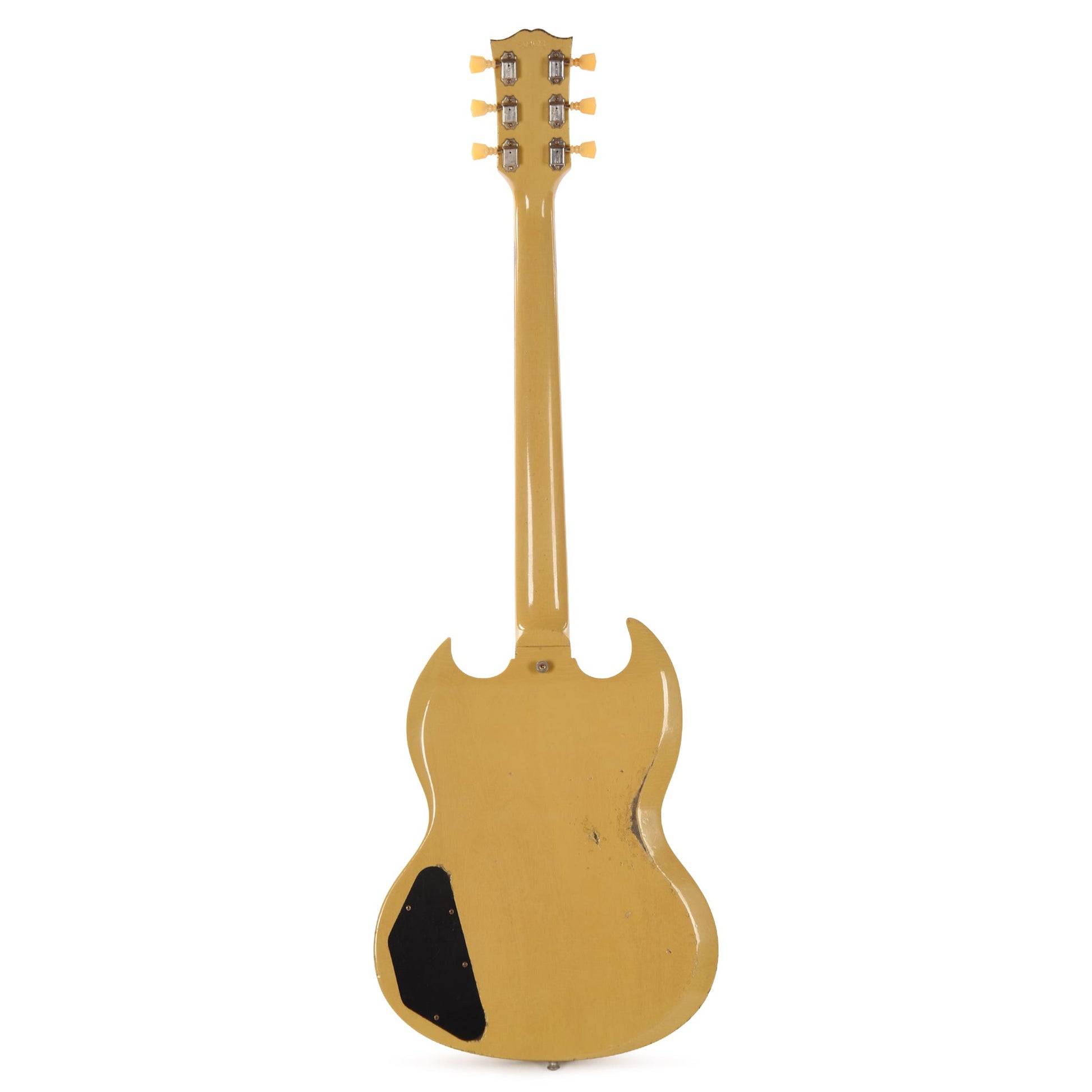 Gibson Custom Shop 1961 Les Paul SG Standard "CME Spec" Antique TV Yellow Murphy Lab Heavy Aged w/Long Maestro Vibrola & Double Black Custom "S" Buckers
