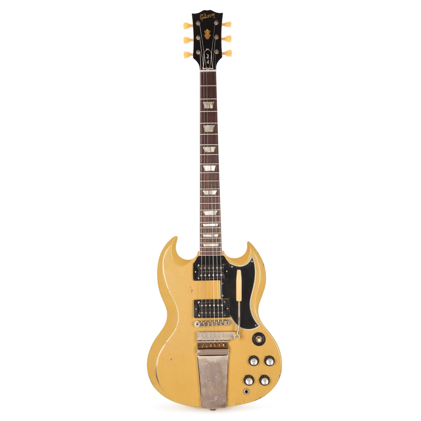 Gibson Custom Shop 1961 Les Paul SG Standard "CME Spec" Antique TV Yellow Murphy Lab Heavy Aged w/Long Maestro Vibrola & Double Black Custom "S" Buckers