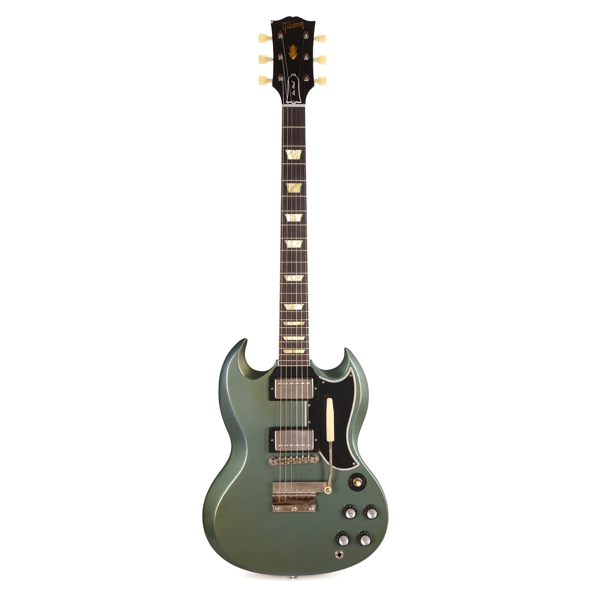 Gibson Custom Shop 1961 Les Paul SG Standard "CME Spec" Heavy Antique Pelham Blue VOS w/Flat Short Maestro Vibrola