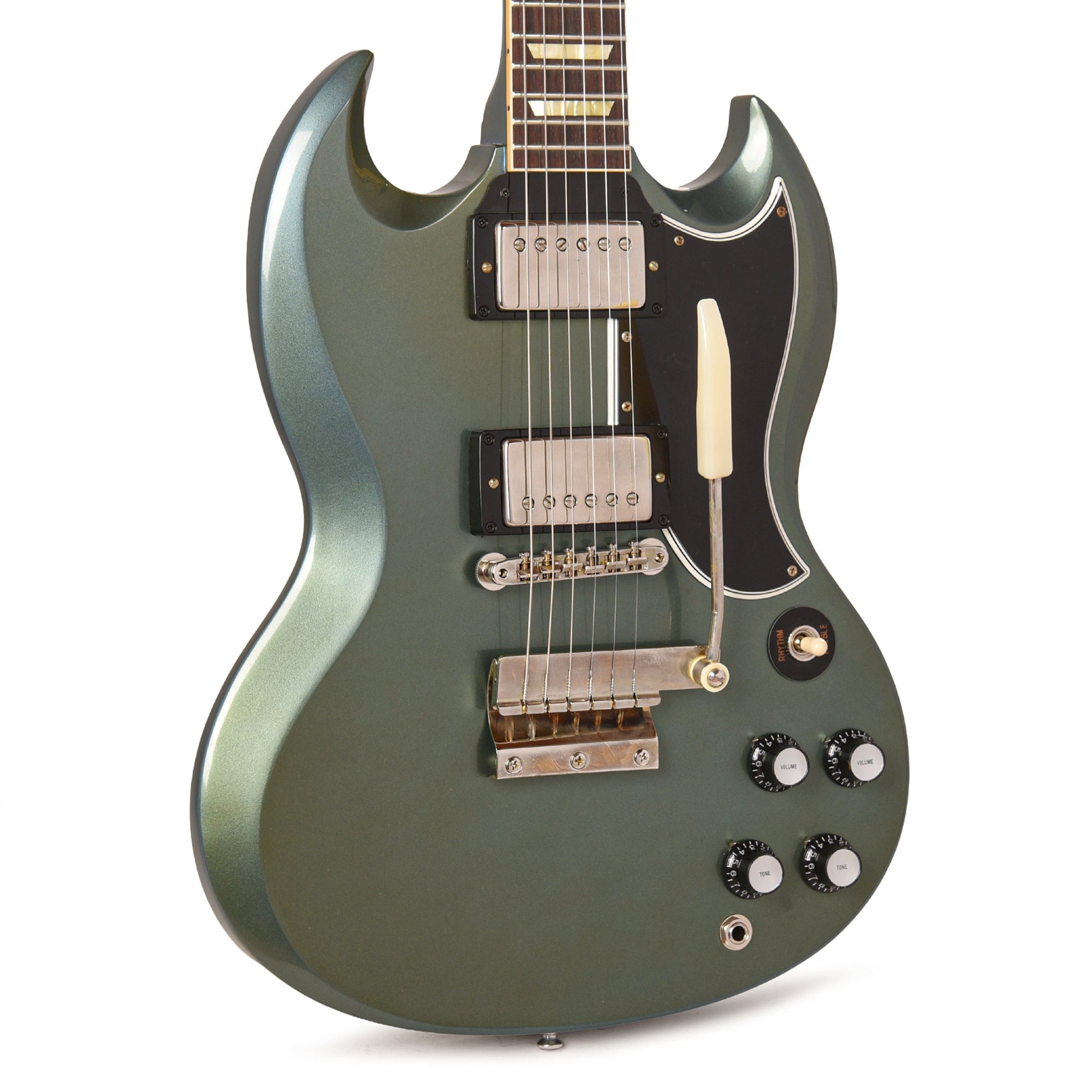 Gibson Custom Shop 1961 Les Paul SG Standard "CME Spec" Heavy Antique Pelham Blue VOS w/Flat Short Maestro Vibrola