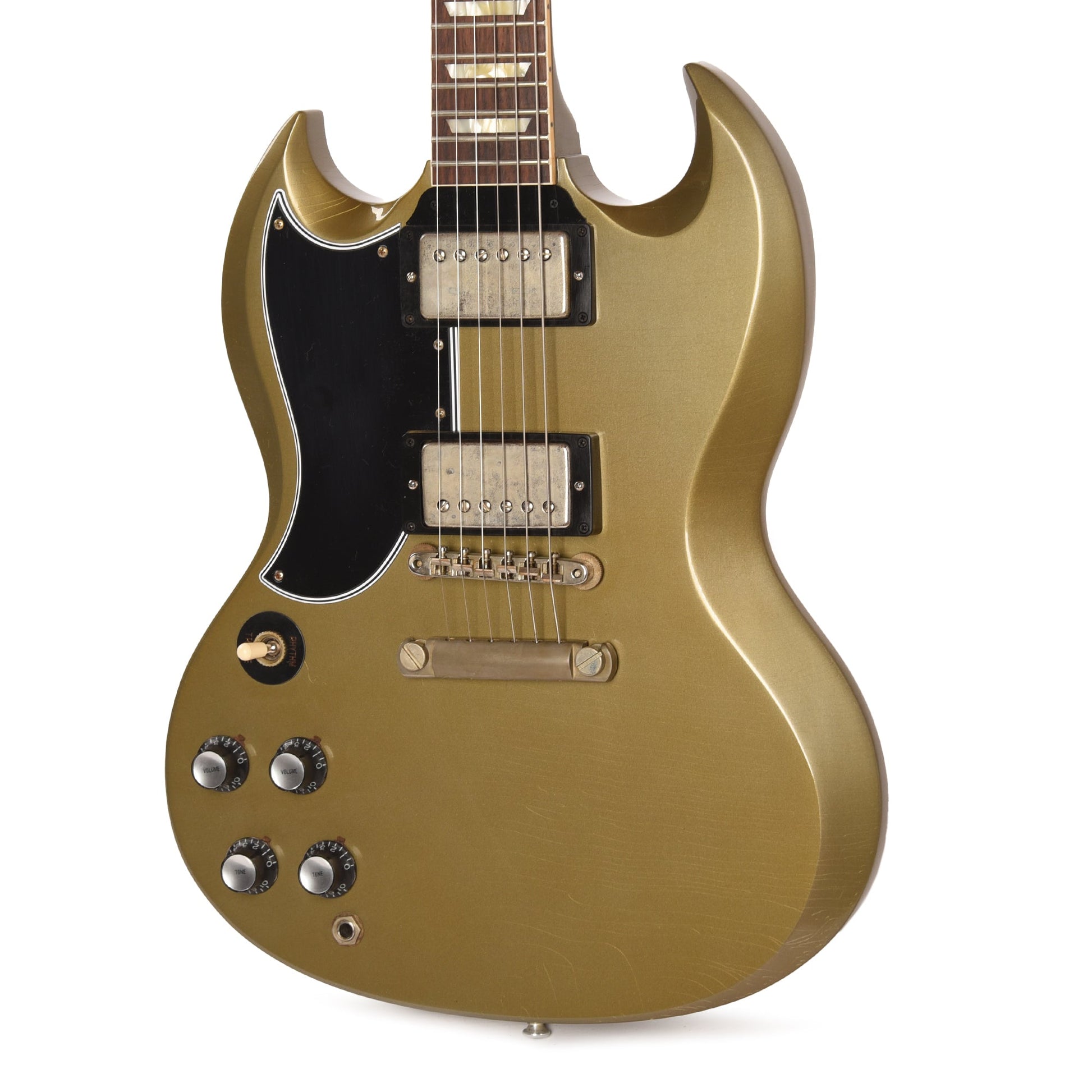 Gibson Custom Shop 1961 SG Les Paul Standard "CME Spec" LEFTY Antique Silver Mist Poly Ultra Light Aged