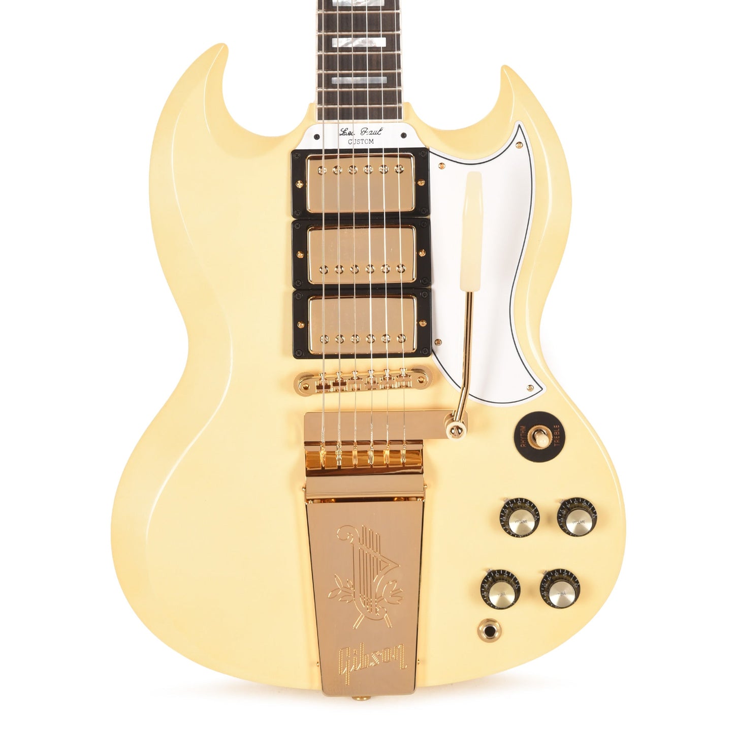 Gibson Custom Shop 1963 Les Paul SG Custom Reissue w/Maestro Classic White VOS