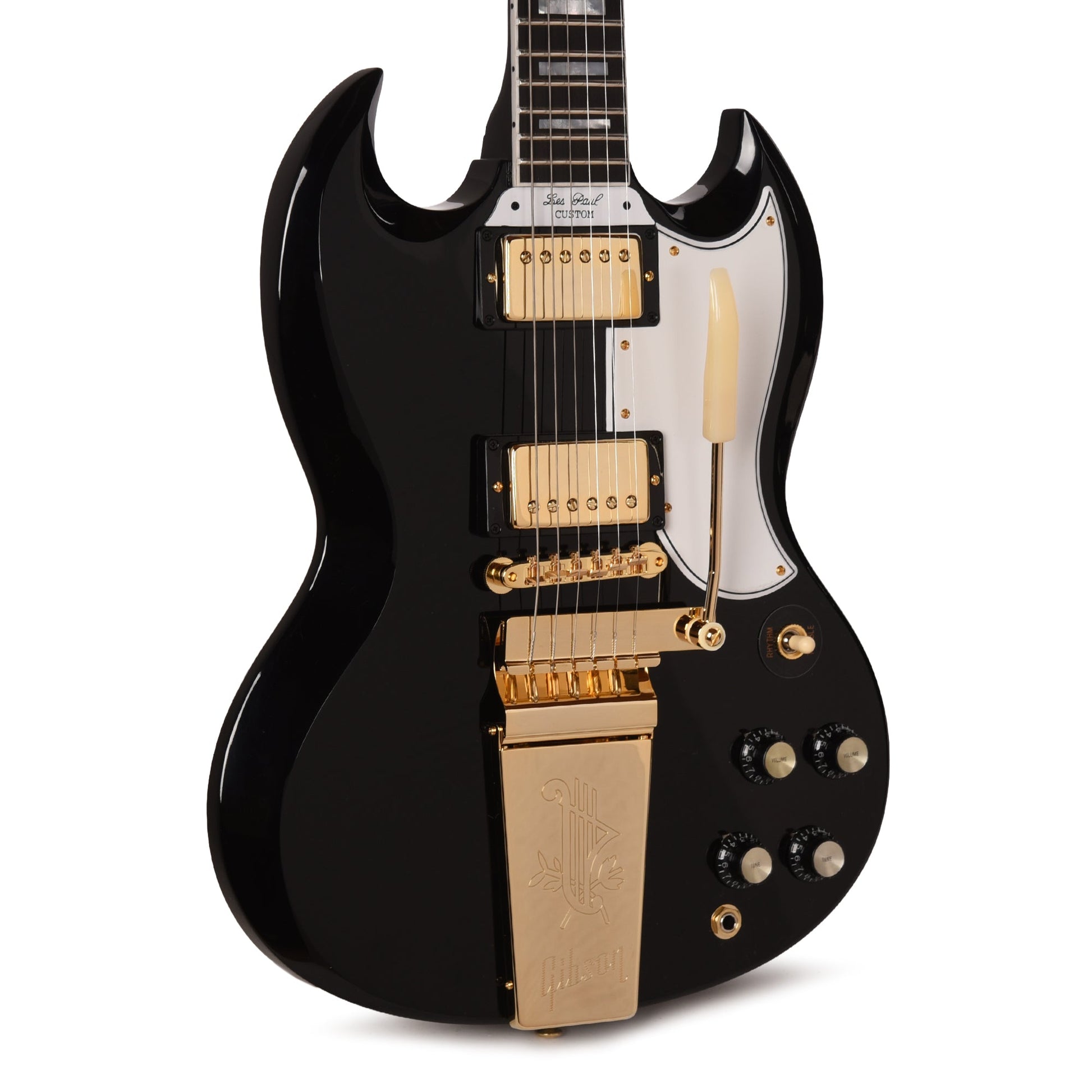 Gibson Custom Shop 1963 SG Custom "CME Spec" Ebony Gloss w/Maestro Vibrola