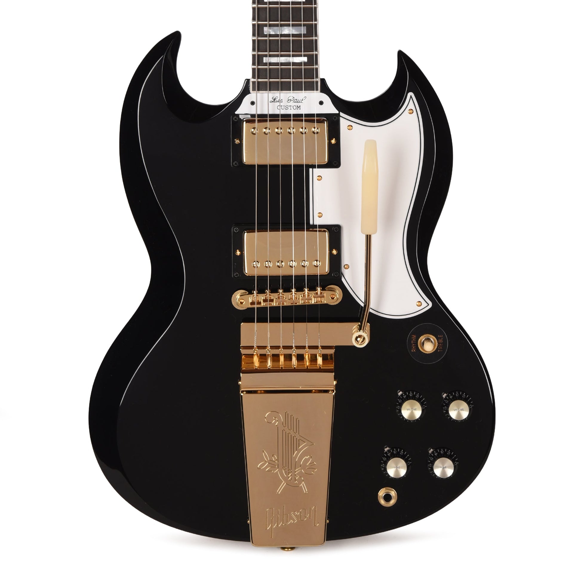 Gibson Custom Shop 1963 SG Custom "CME Spec" Ebony Gloss w/Maestro Vibrola