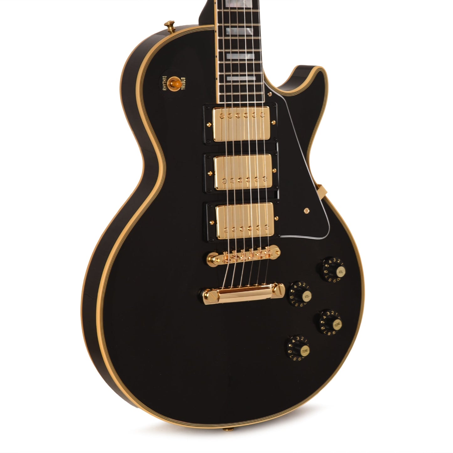 Gibson Custom Shop 1968 Les Paul Custom 3-Pickup "CME Spec" Ebony VOS w/Chambered Body & Custom "S" Buckers
