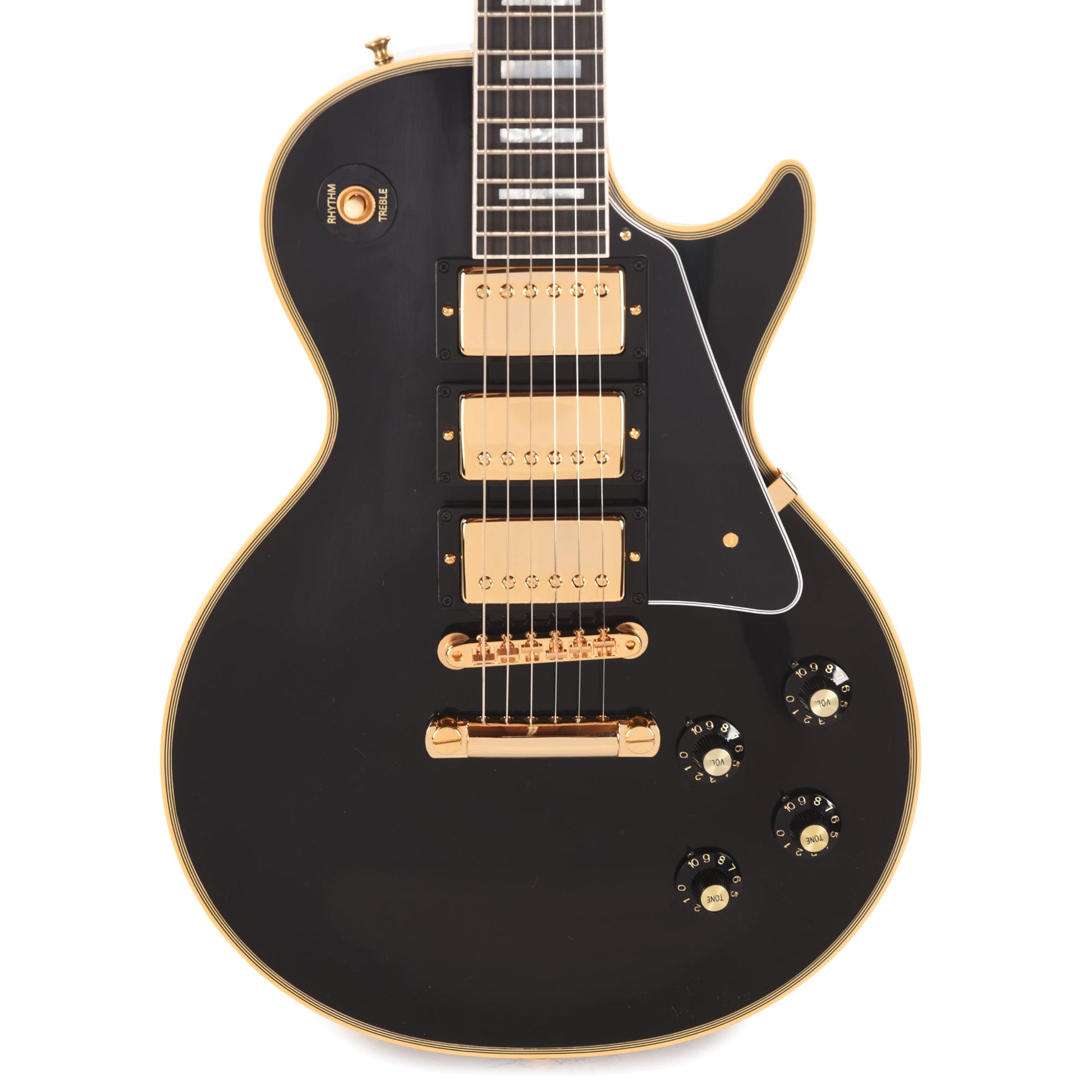 Gibson Custom Shop 1968 Les Paul Custom 3-Pickup "CME Spec" Ebony VOS w/Chambered Body & Custom "S" Buckers