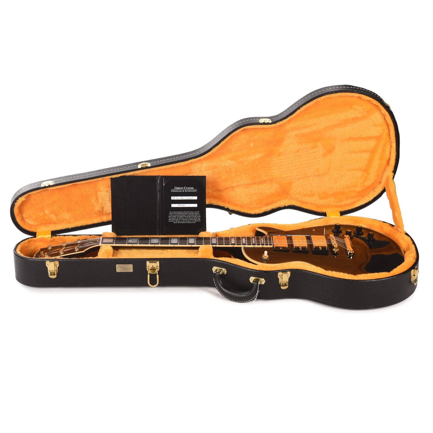 Gibson Custom Shop 1968 Les Paul Custom 3-Pickup "CME Spec" Ebony VOS w/Chambered Body & Custom "S" Buckers
