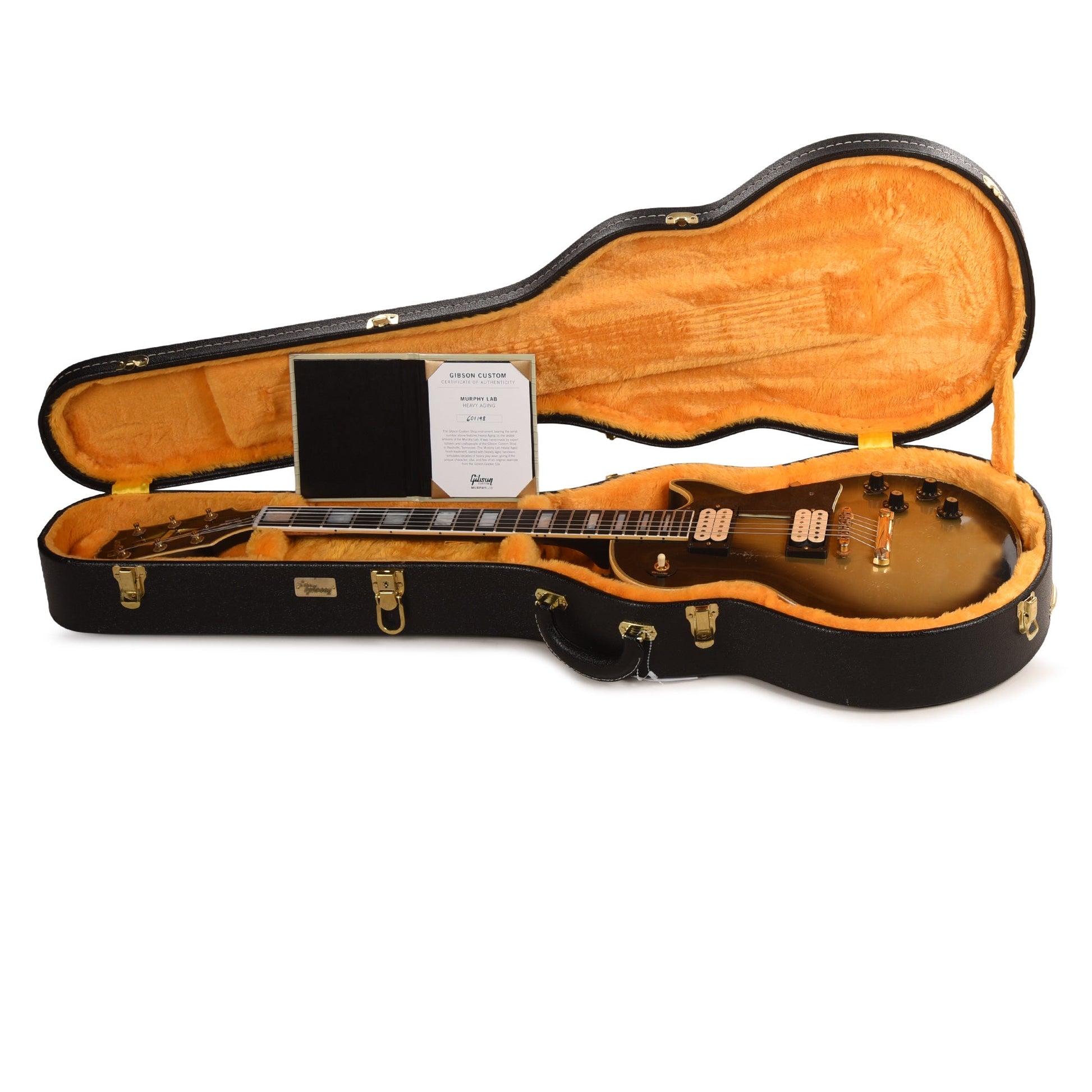 Gibson Custom Shop 1968 Les Paul Custom Antique Silverburst Murphy Lab Heavy Aged